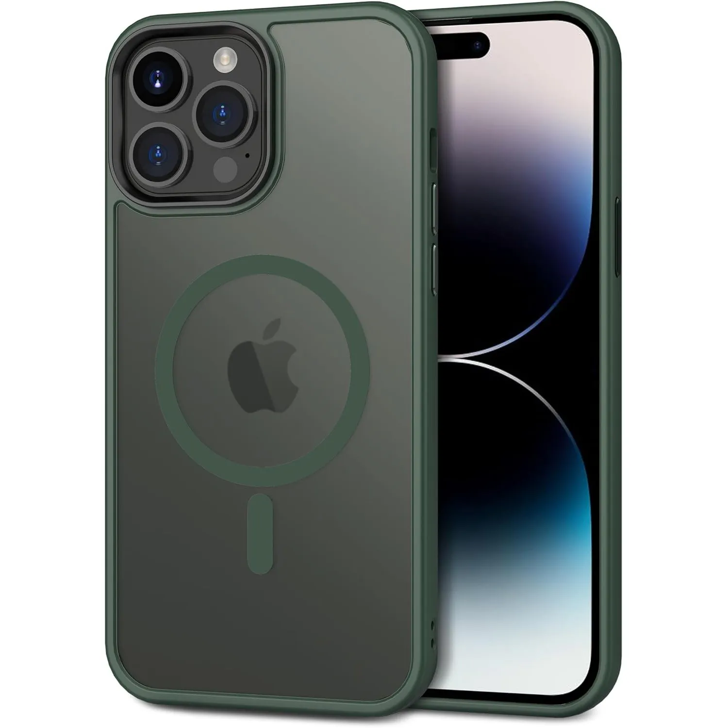 CACOE für iPhone 14 Pro Hülle mit Militärschutz für MagSafe Handyhülle | für iPhone 14 Pro Case,Transluzente Matte,37×N…