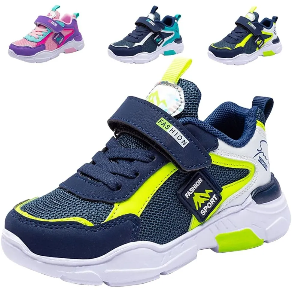 Kinder Turnschuhe Mädchen Jungen Sportschuhe Leicht Atmungsaktiv Laufschuhe Outdoor Fitnessschuhe Sneaker Schuhe Hallen…
