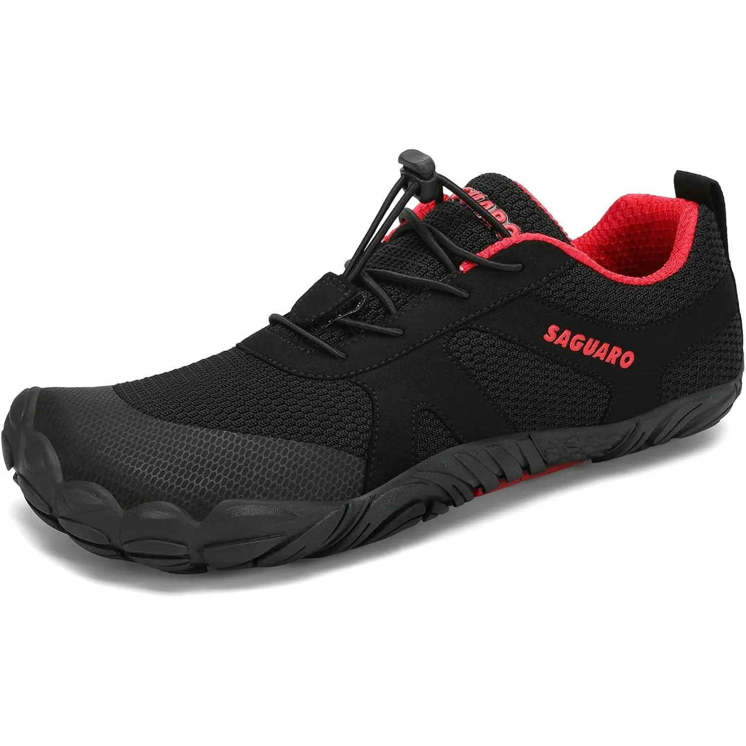 SAGUARO Unisex Barfußschuhe Leicht Atmungsaktiv Tragbar Traillaufschuhe Weich rutschfest Fitnessschuhe für Outdoor & In…