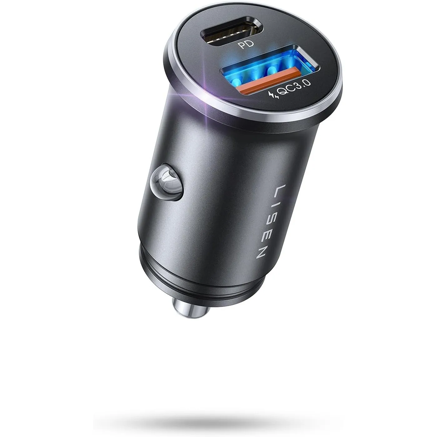 LISEN 54W Zigarettenanzünder USB C, PD&QC3.0 Auto Ladegerät KFZ