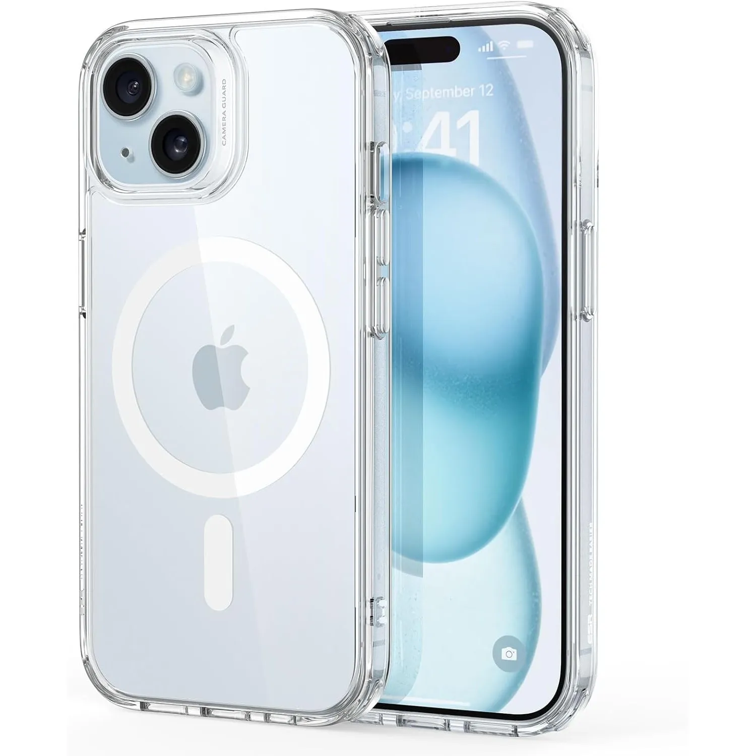 ESR für iPhone 15 Hülle, Kompatibel mit MagSafe, Militärnorm Schutz Magnetisches HandyHülle Case für iPhone 15, Vergilb…