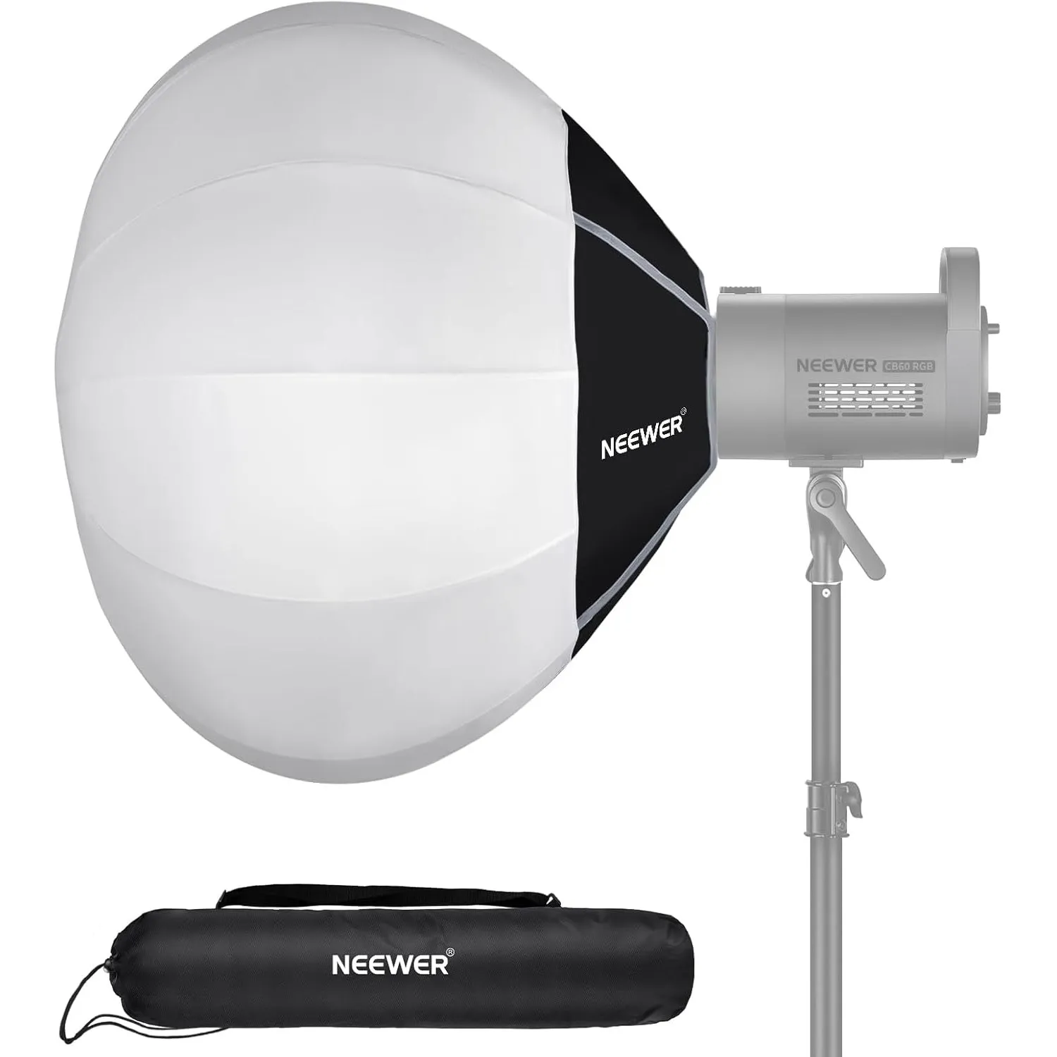 NEEWER 26"/65 cm Laternen Softbox, Schnellwechsel 360°, NS26L