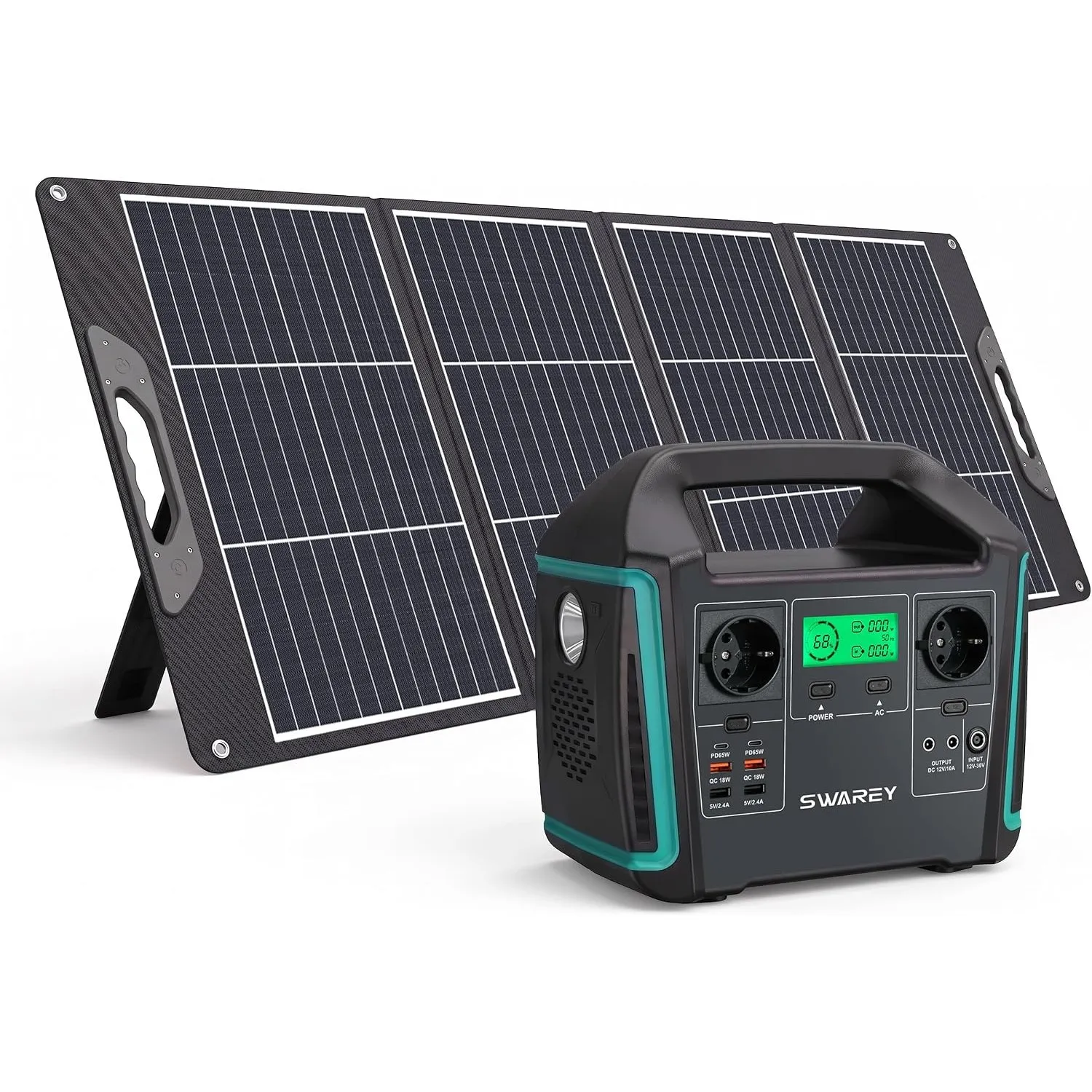 Powerstation S1000 mit 200W Solarpanel, 725Wh Solargenerator
