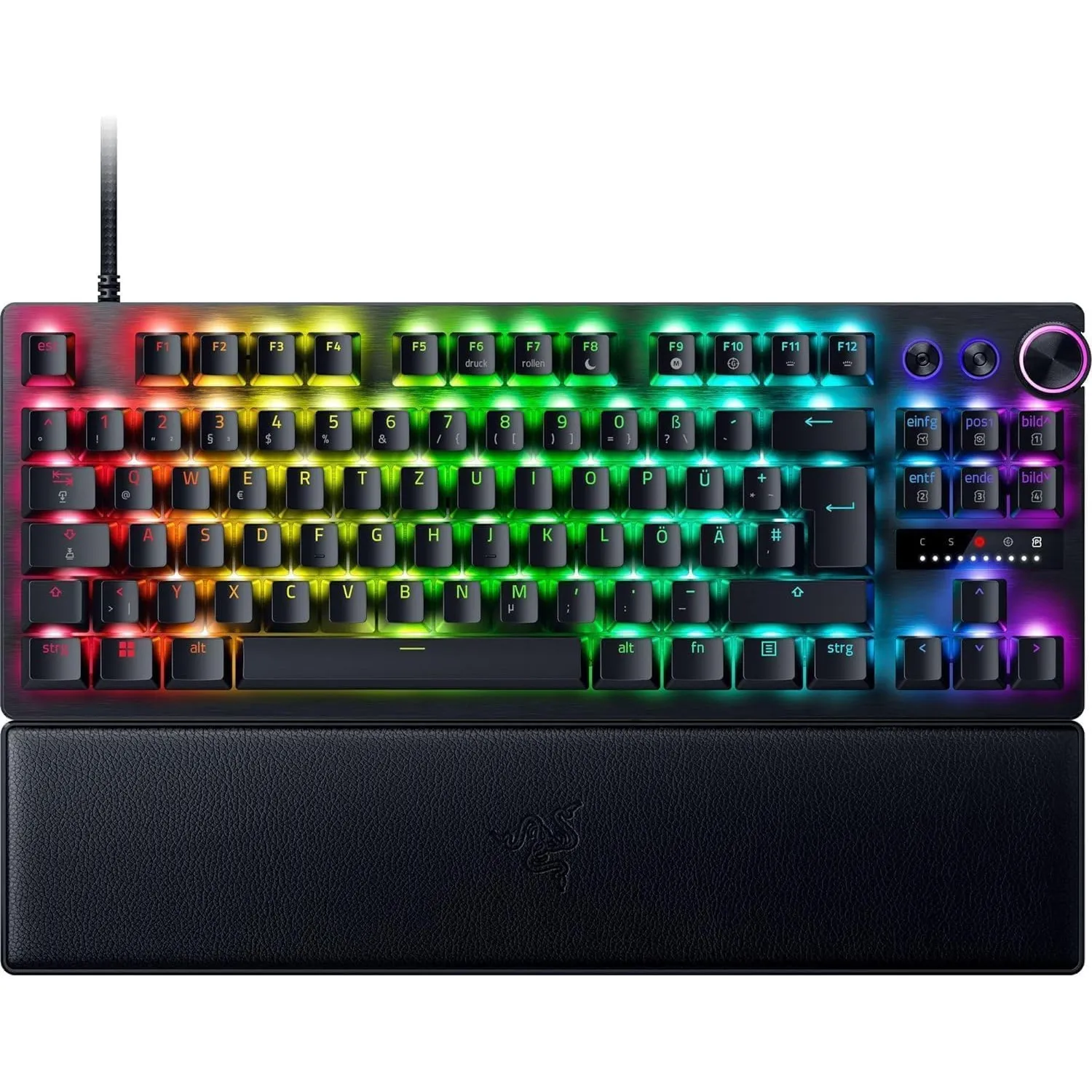 Razer Huntsman V3 Pro Tenkeyless - Analoge optische TKL E-Sport PC Gaming-Tastatur ohne Ziffernblock - Snap Tap - Rapid…