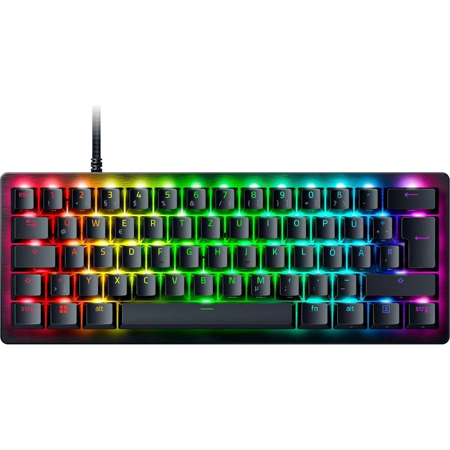 Razer Huntsman V3 Pro Mini - Analoge optische E-Sport Gaming-Tastatur im 60% Format - Snap Tap - Rapid Trigger - Schnel…