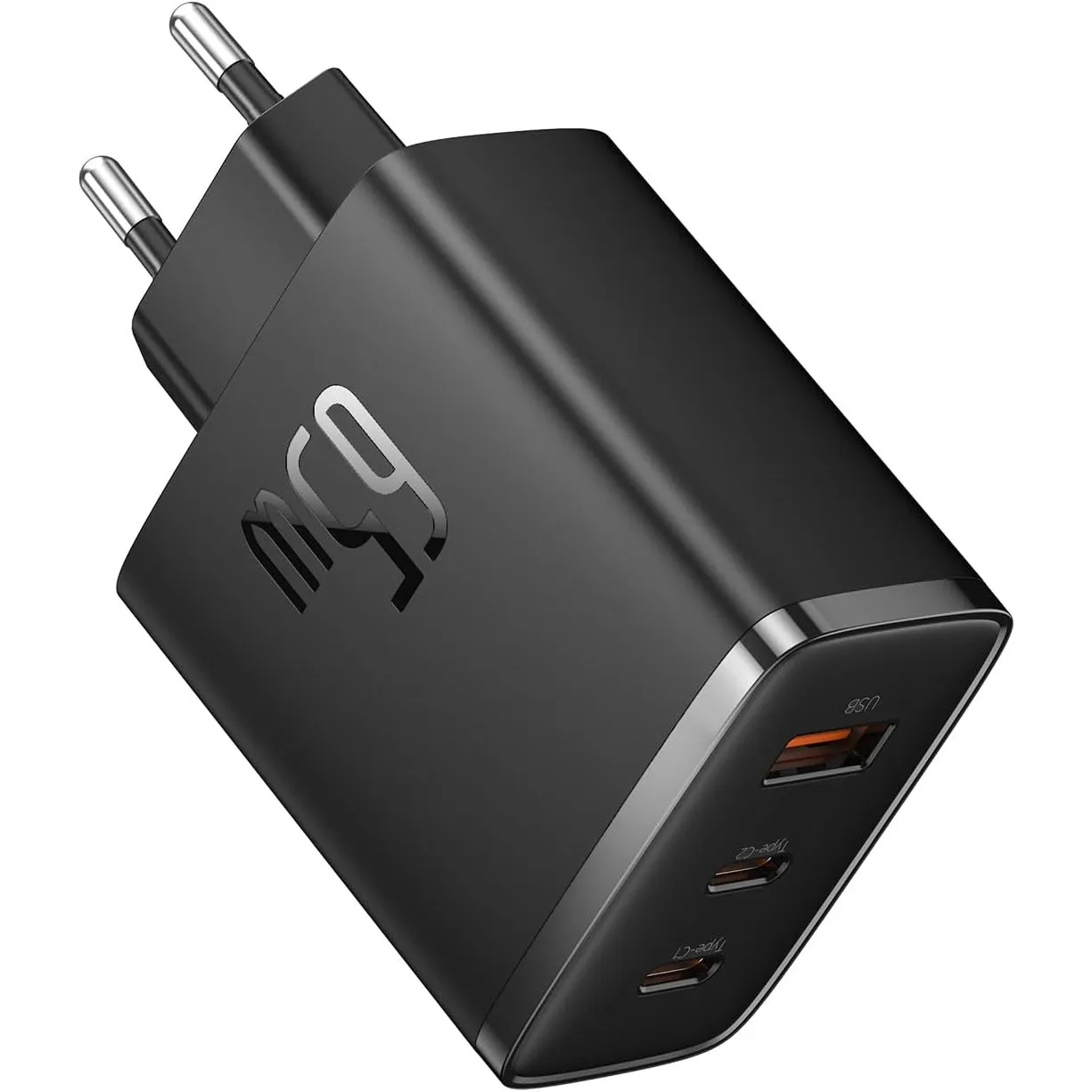 Baseus USB C Ladegerät 65W 3-Ports USB C Netzteil PD Ladegerät mit PPS, GaN Schnellladegerät kompatibel mit MacBook Pro…