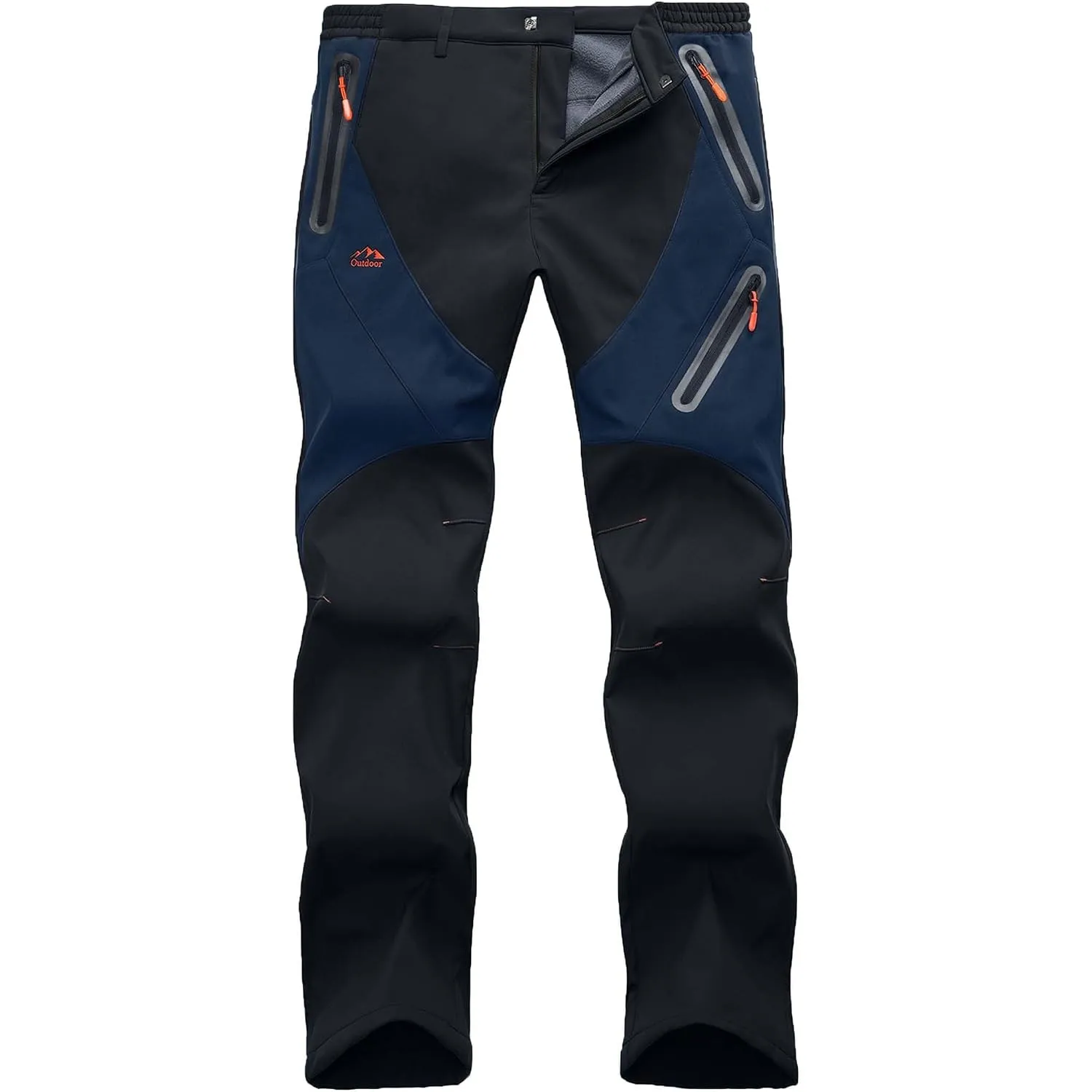 Thermohose Herren Winter Softshellhose Fleece Gefütterte Outdoor Hosen Für Herren Wanderhose wasserdichte Hose Skihose …