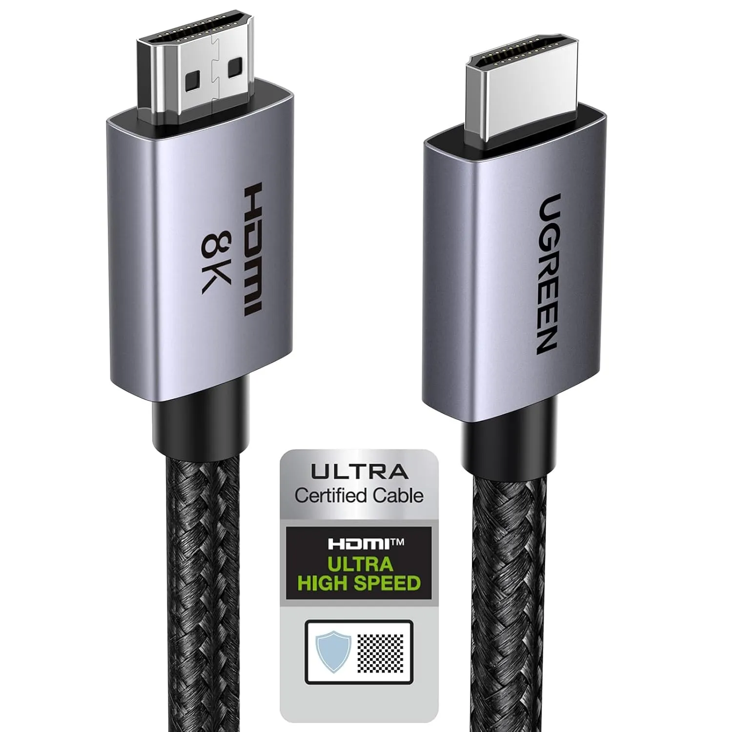 UGREEN HDMI 2.1 Kabel, 8K@60Hz, 4K@240Hz, HDMI zertifiziert, 48Gbps, 3M