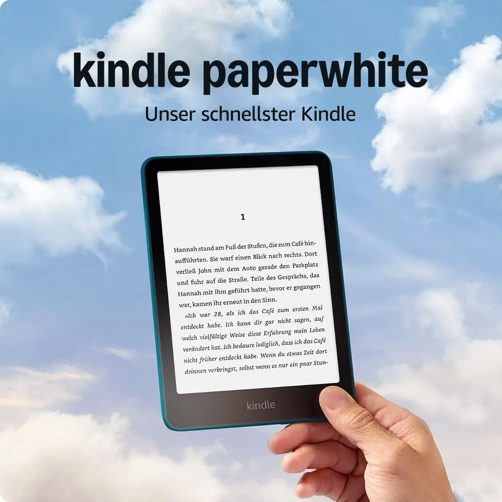 Amazon Kindle Paperwhite 16 GB (Version 2024) – blendfreies 7-Zoll-Display und wochenlange Akkulaufzeit – mit Werbung –…