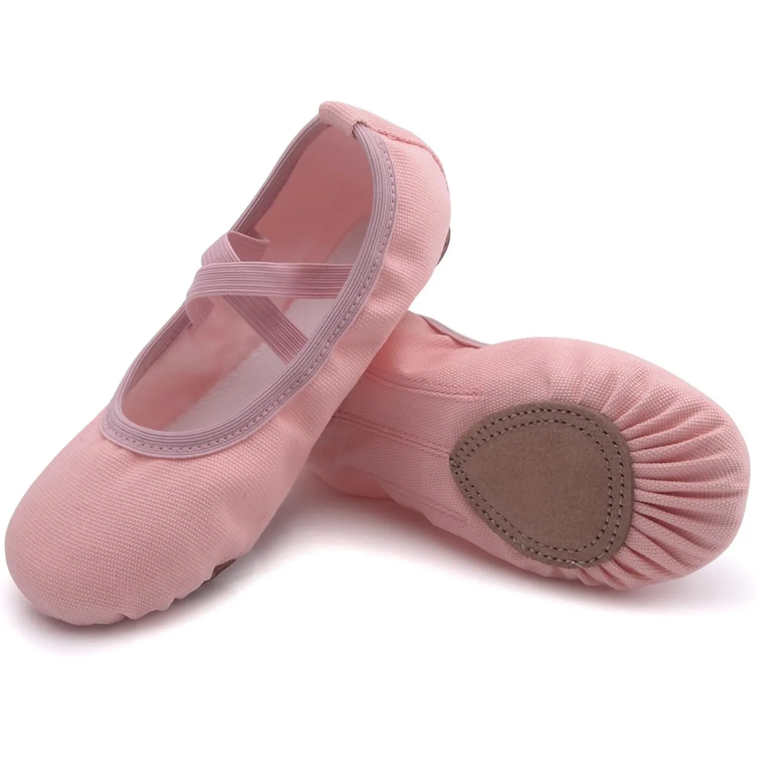 Uniuni Ballettschuhe Geteilte Ledersohle für Kinder und Erwachsene