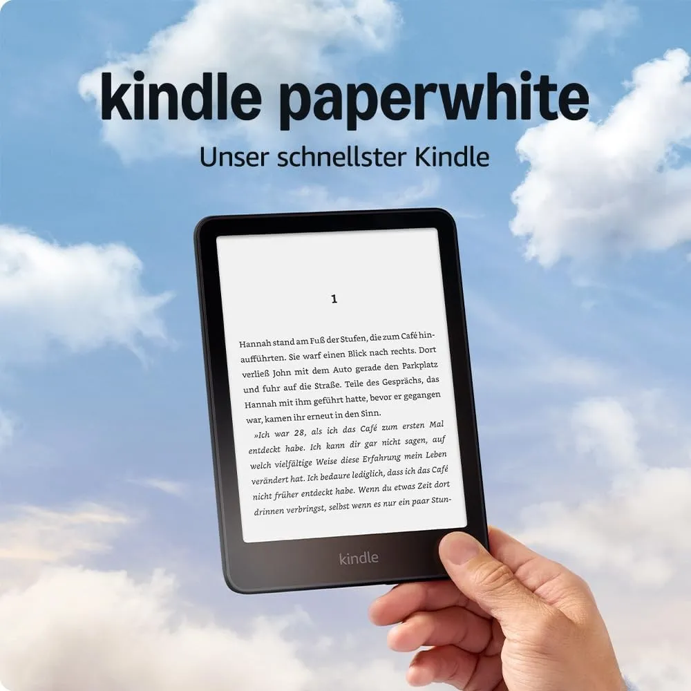 Amazon Kindle Paperwhite 16 GB (Version 2024) – blendfreies 7-Zoll-Display und wochenlange Akkulaufzeit – mit Werbung –…