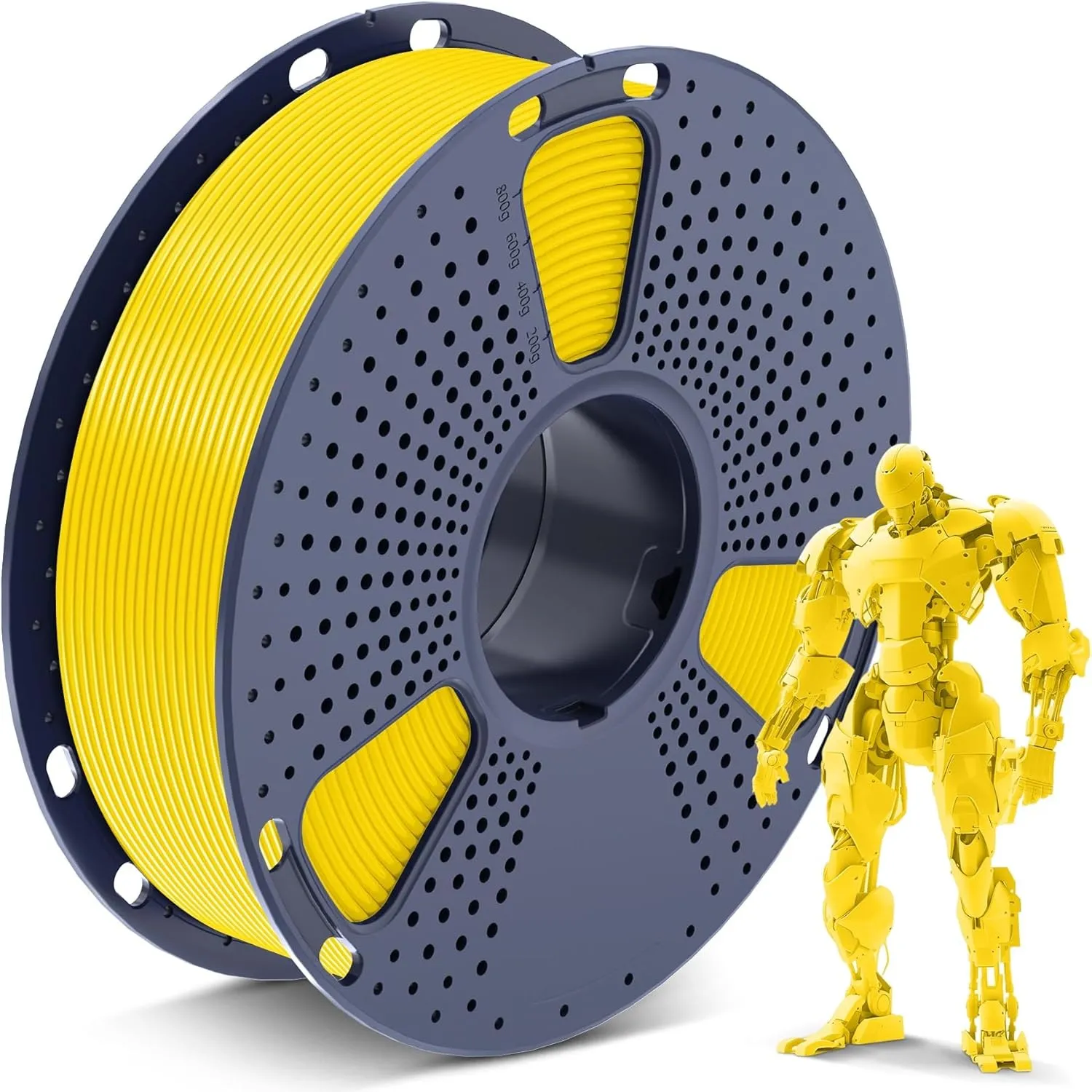 SUNLU PLA Gelb Filament 1.75mm, 3D Drucker Filament Gelb PLA 1KG