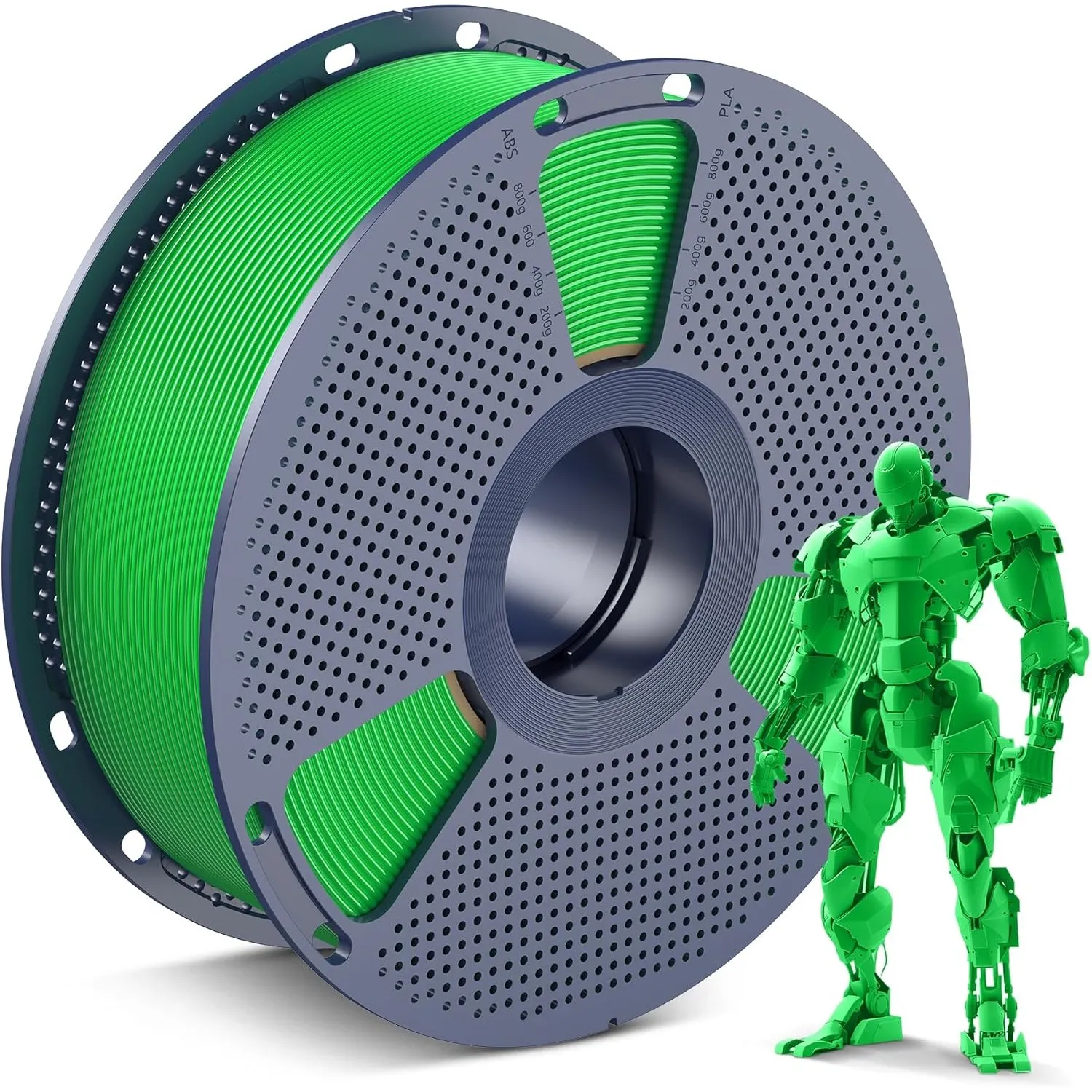 SUNLU PLA Grün Filament 1.75mm, 3D Drucker Filament Grün PLA 1KG
