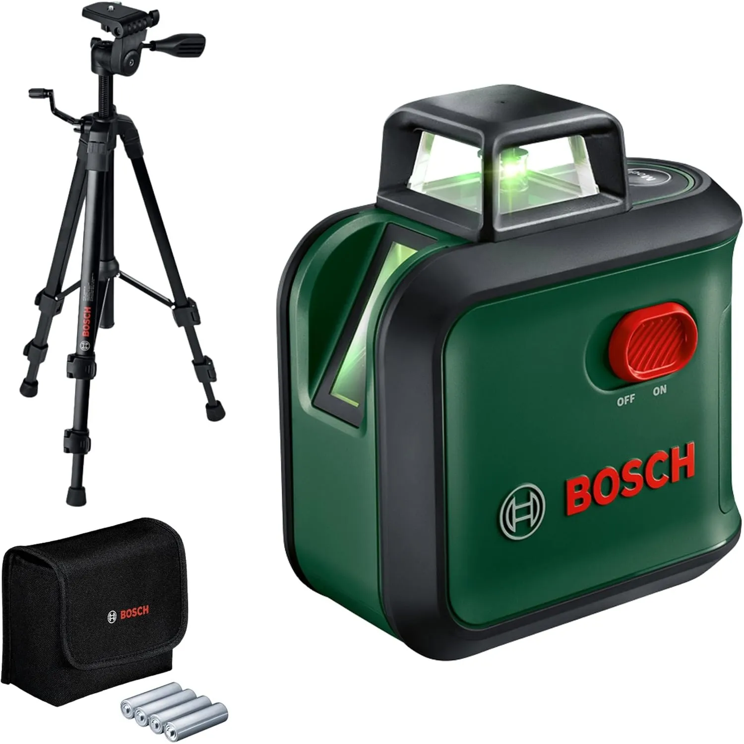Bosch Kreuzlinienlaser AdvancedLevel 360 mit Premium-Stativ
