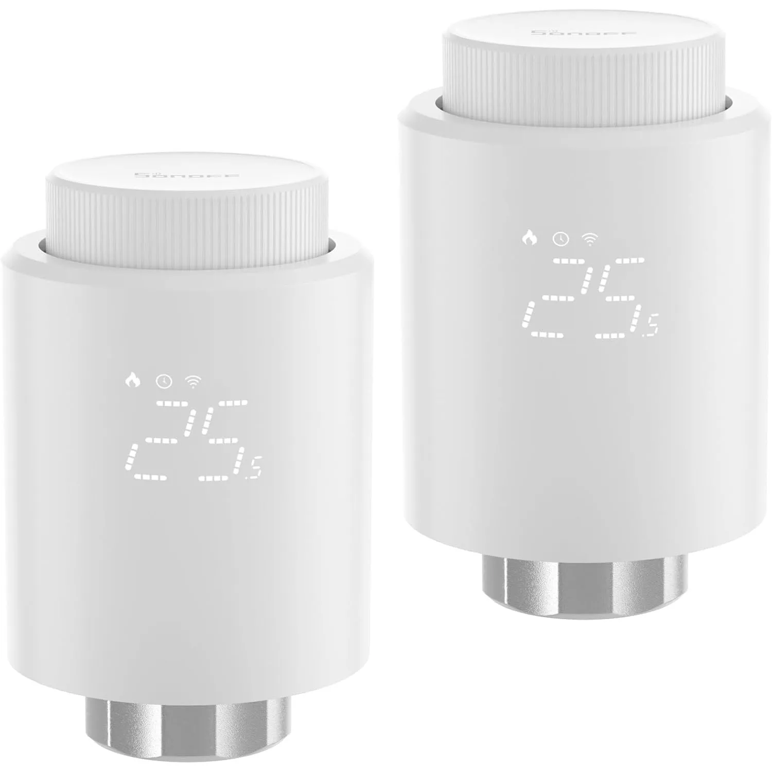 SONOFF TRVZB Smart Heizkörperthermostat, 2 Stück Smart Heizungsthermostat mit App-Funktion, Zigbee Thermostat Benötigt …