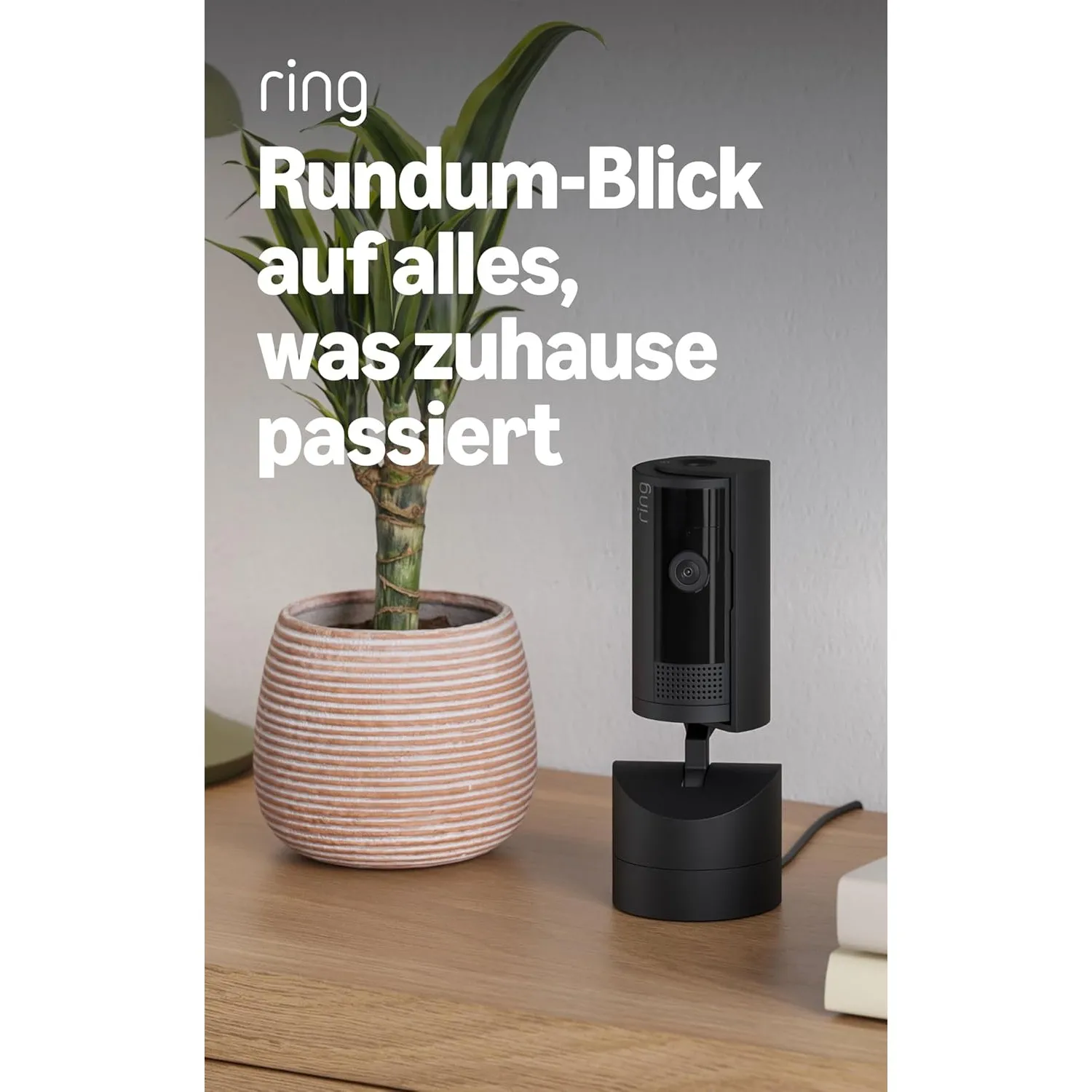 Bewegliche Ring-Innenkamera (Pan-Tilt Indoor Camera) von Amazon | Plug-in-Sicherheitskamera für Haustierbesitzer | 360°…
