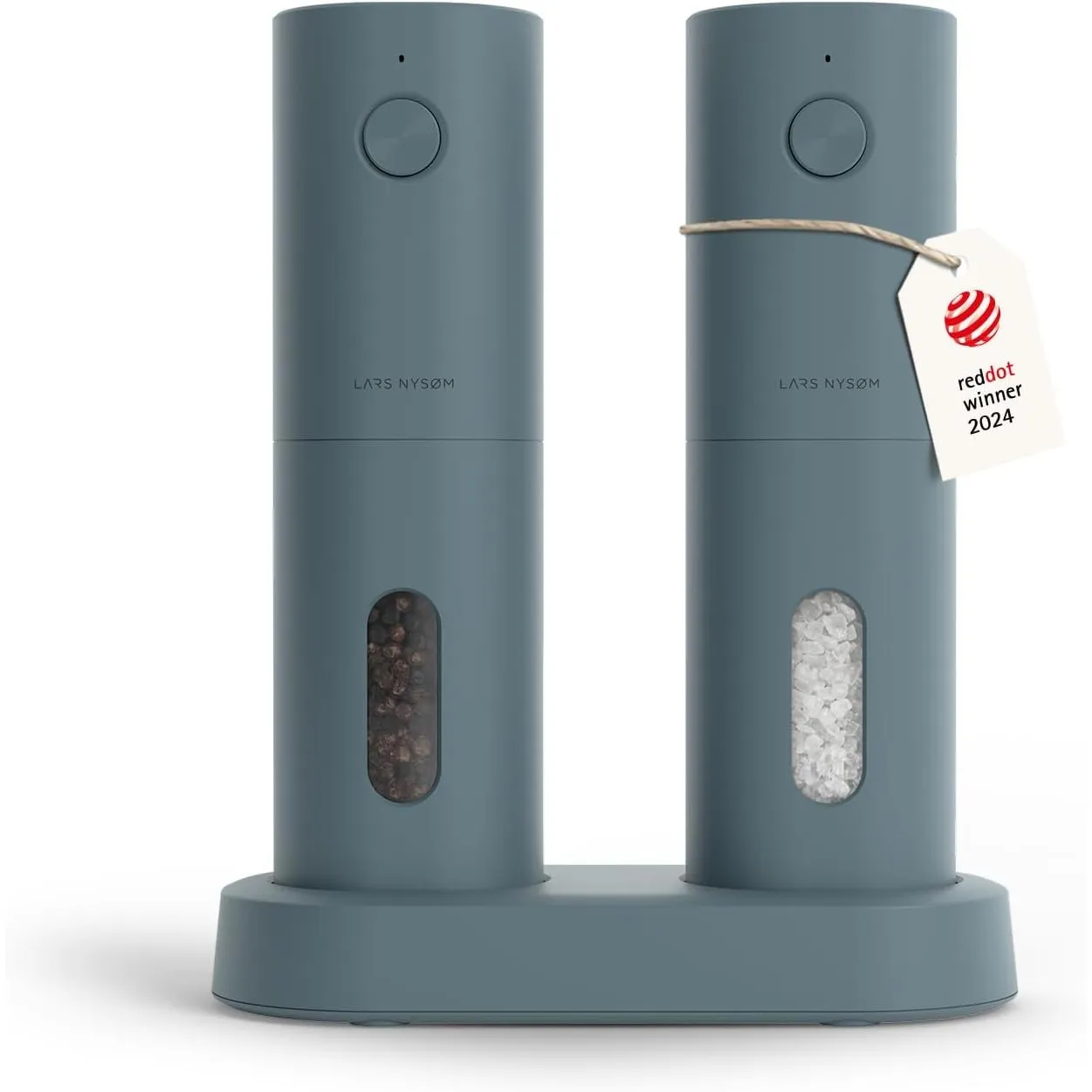 LARS NYSØM Salz und Pfeffermühle Elektrisch - Pfeffermühle mit Ladestation