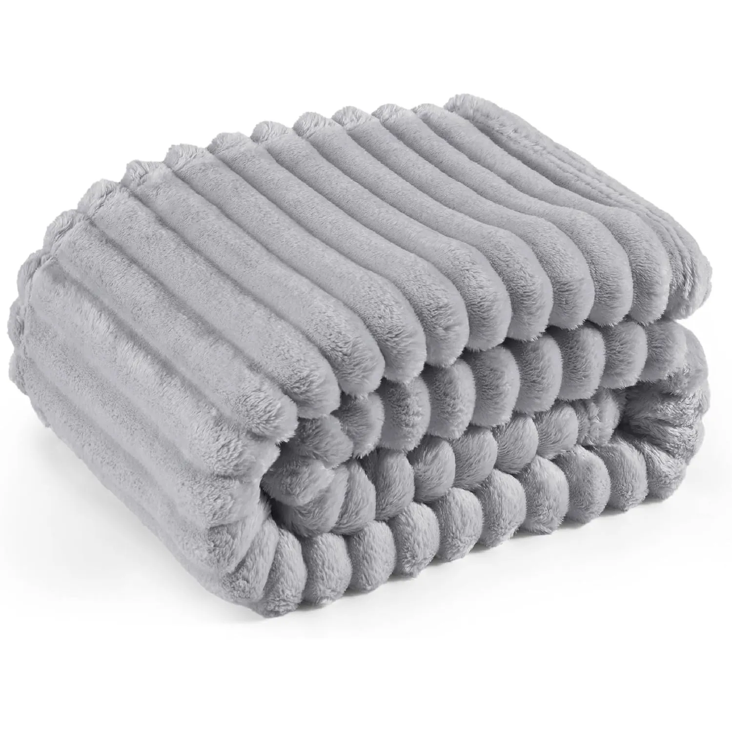 BEDSURE Kuscheldecke Flauschig - Wolldecke & Fleecedecke, Sofadecke, Weiche Warme Grobe Korddecke für Zimmer Deko, Wohn…