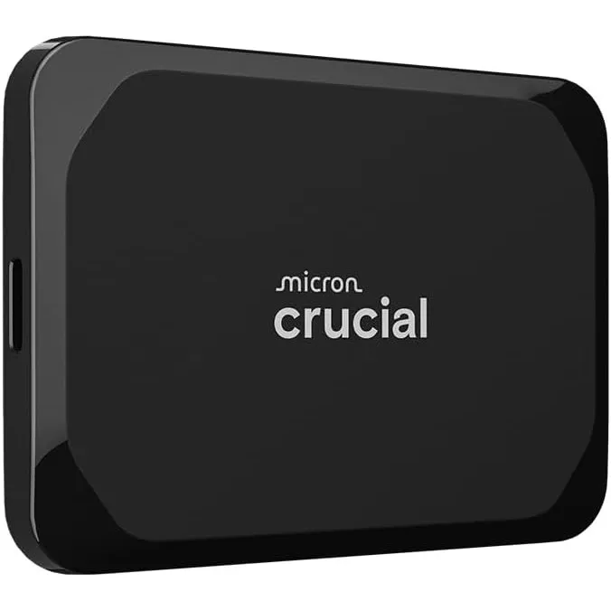 Crucial X9 4TB Externe SSD Festplatte, bis zu 1050MB/s, kompatibel mit PC, Mac und Spielekonsolen, Portable Solid State…