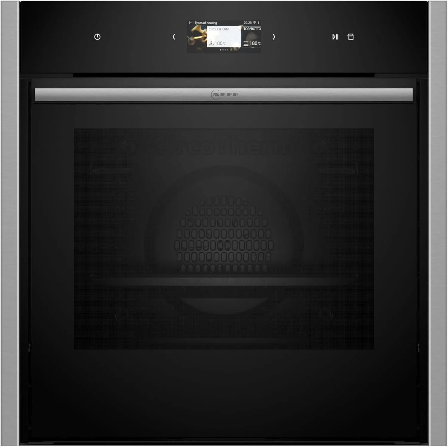 NEFF B64FS31N0, N 90, Einbau-Dampfbackofen, Integrierbarer Backofen 60 x 60cm, Made in Germany, Slide&Hide, Full Touch …