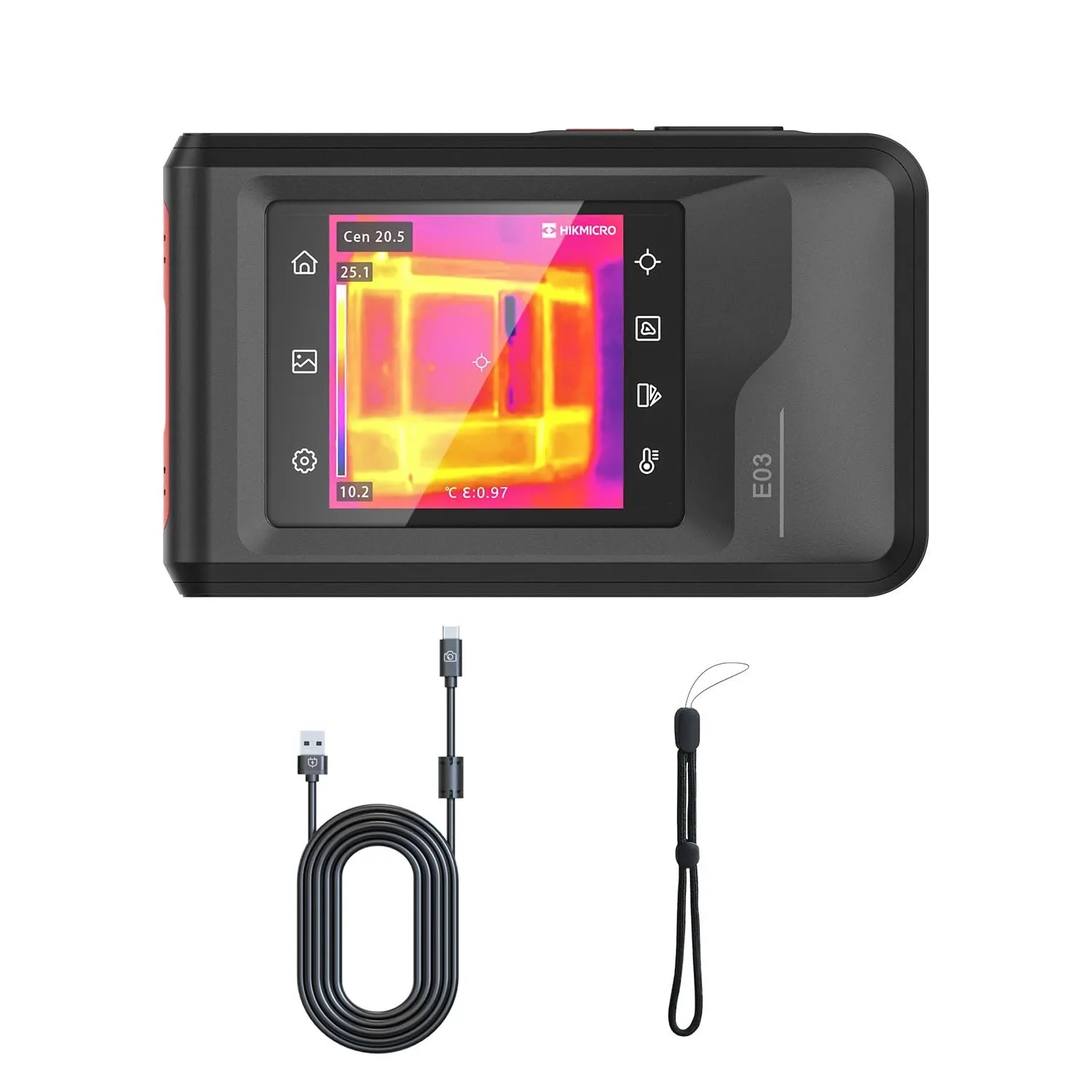 HIKMICRO E03 Kompakte Wärmebildkamera im Taschenformat 240 x 240 SuperIR