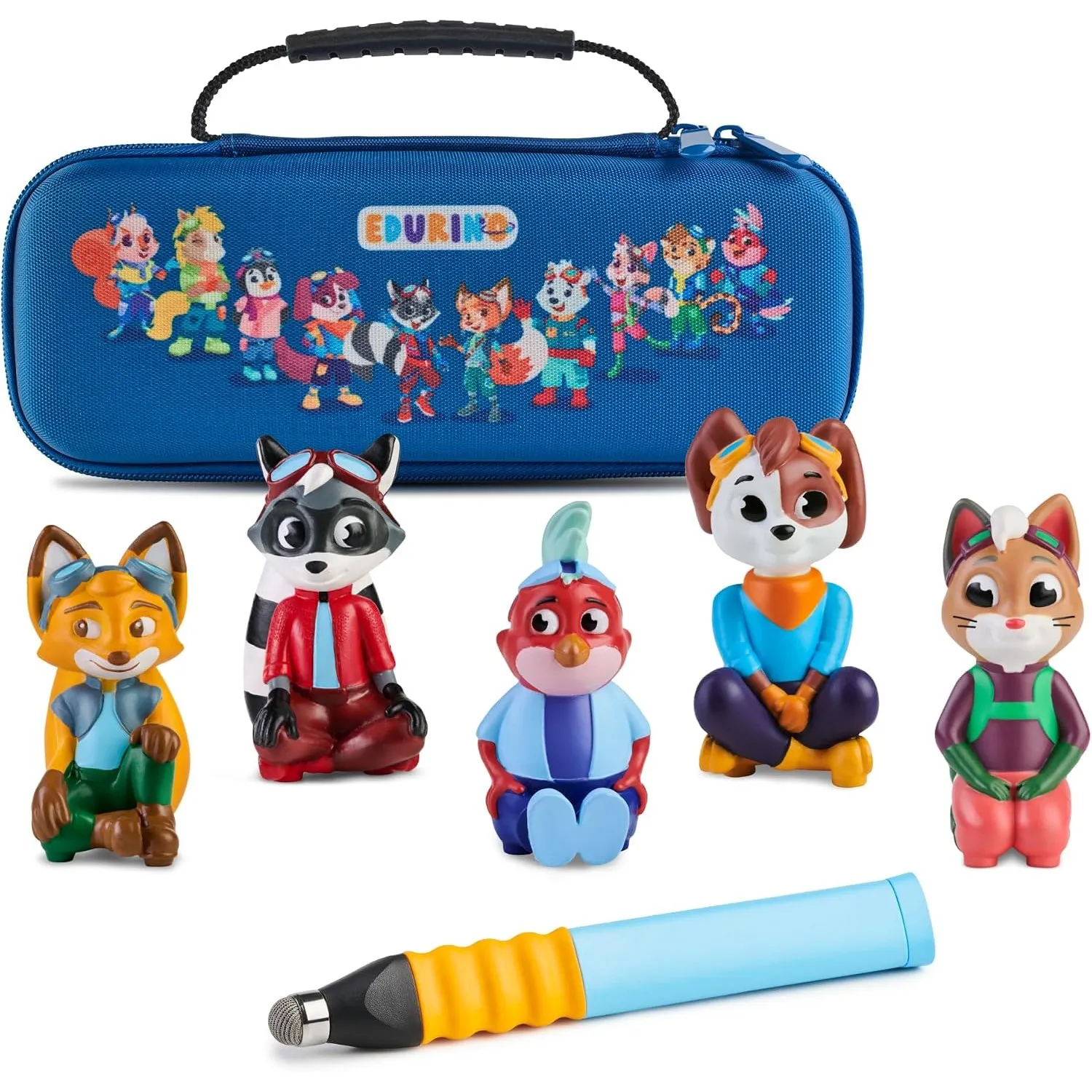 Edurino Bundle – 5 Lernspiele Kinder ab 4 J. – mit App, Stift & Mäppchen
