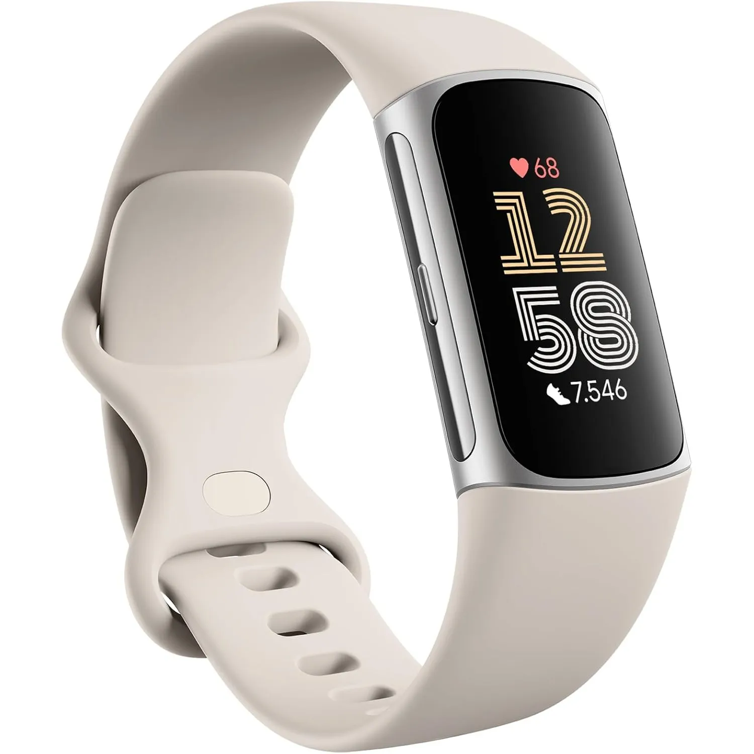 Fitbit Google Charge 6 Aktivitätstracker enthält eine 3 monatige Google Health Premium Mitgliedschaft, 7 Tage Akkulaufz…