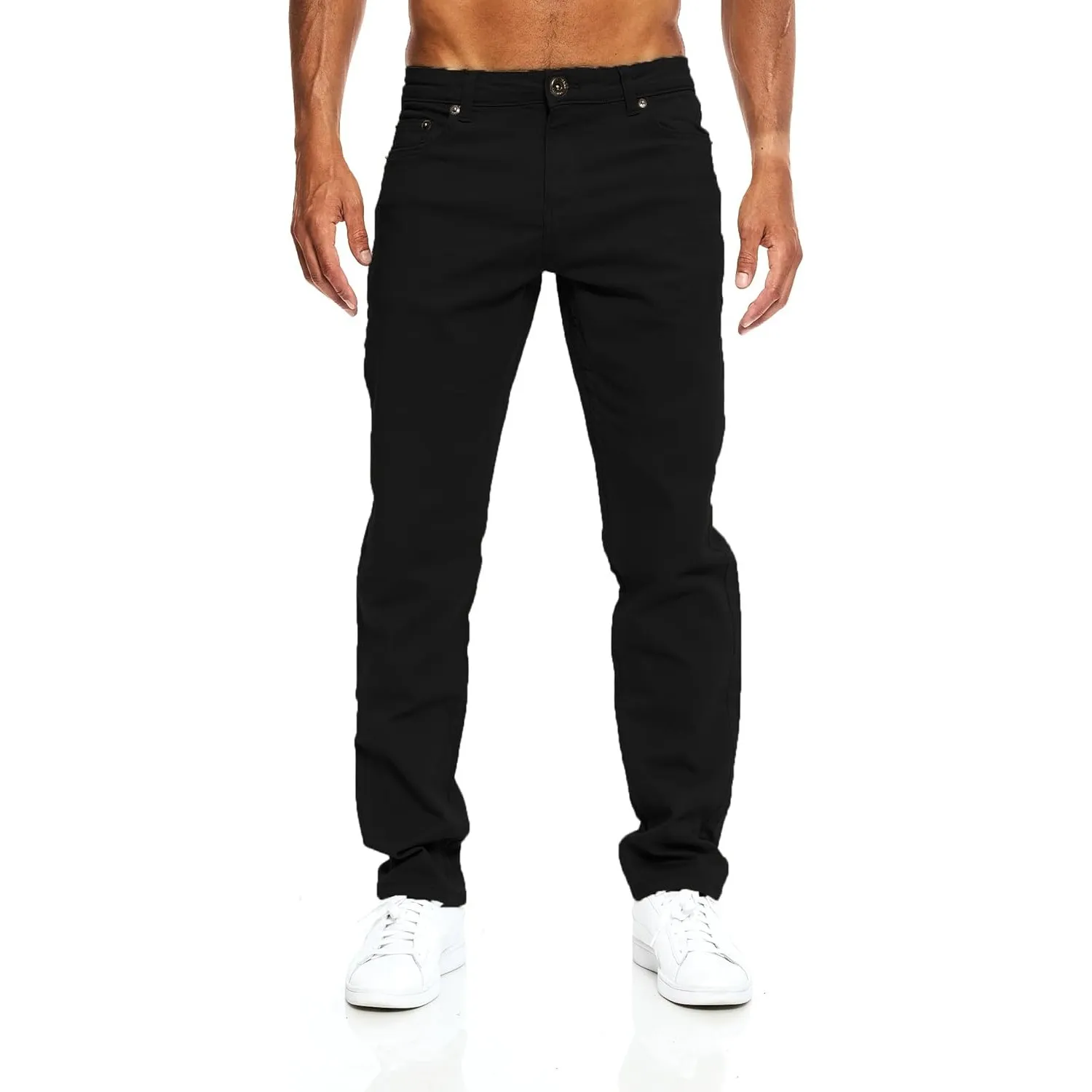 JEEL Herren-Jeans - Regular-Fit Straight-Cut