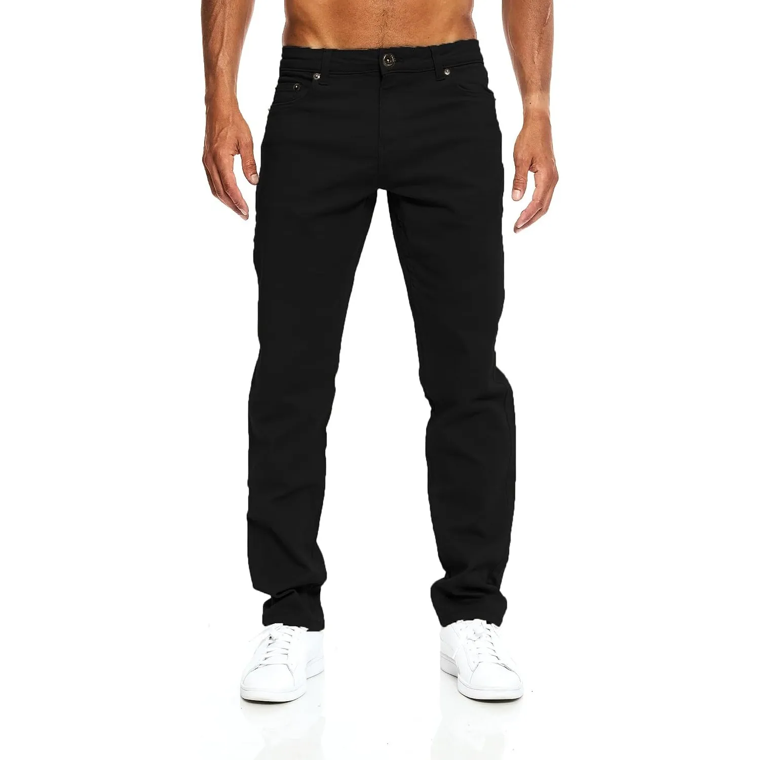 JEEL Herren-Jeans - Regular-Fit Straight-Cut