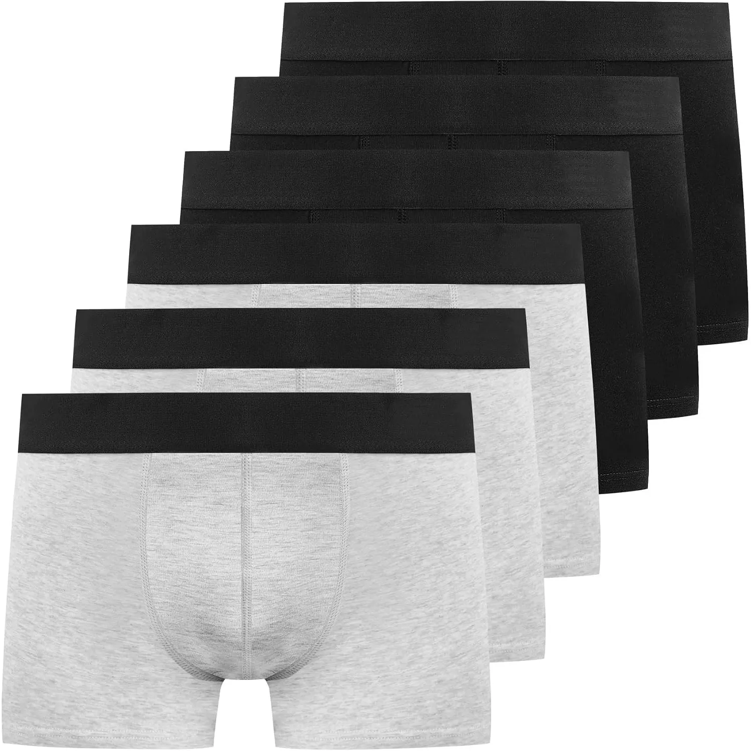 YouShow Boxershorts Herren 6/12er Pack Baumwolle Unterhosen Männer Stretch