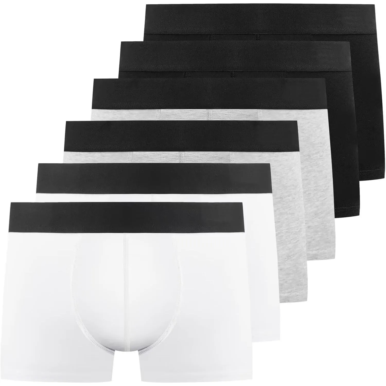 YouShow Boxershorts Herren 6/12er Pack Baumwolle Unterhosen Männer Stretch