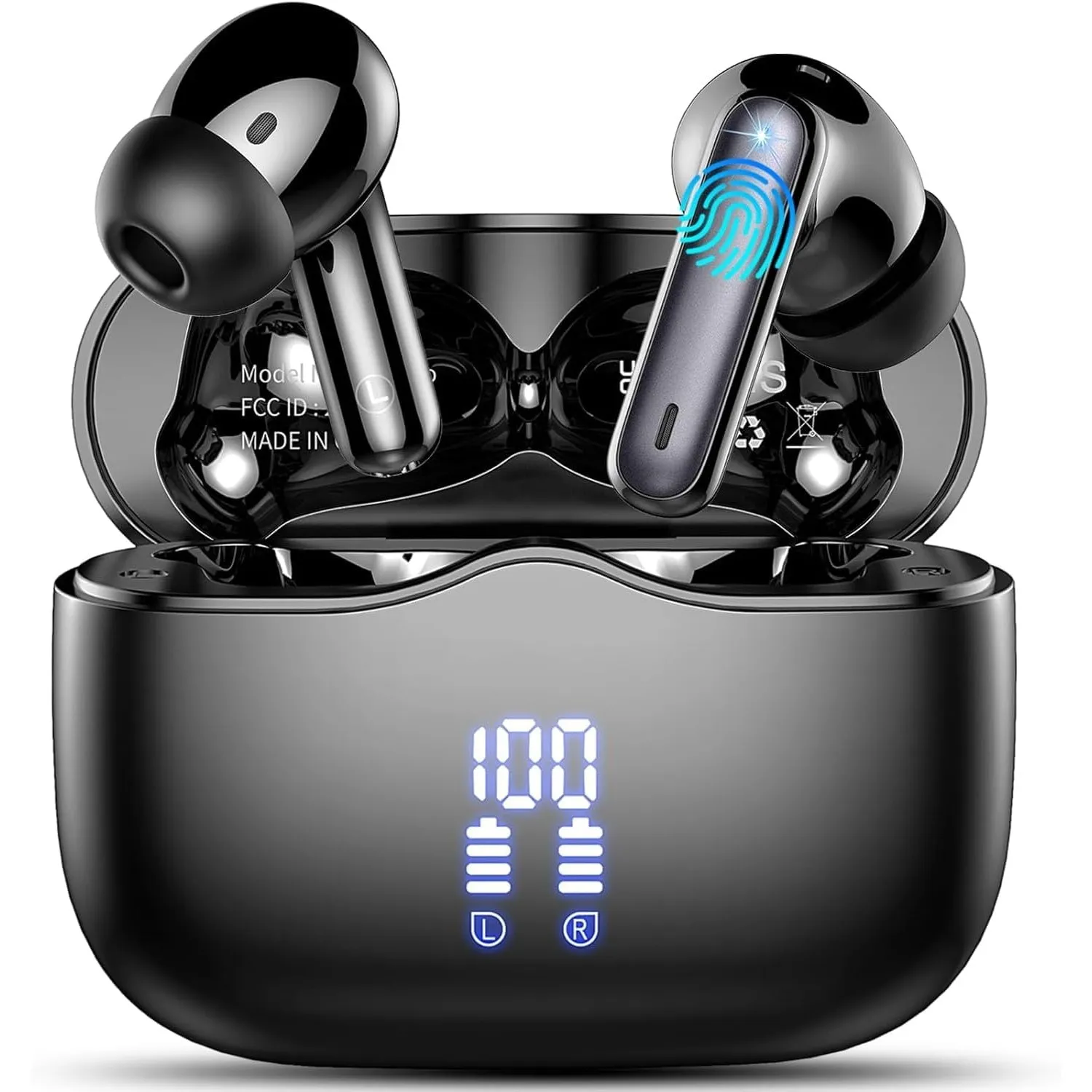 Bluetooth Kopfhörer, Kopfhörer Kabellos Bluetooth 5.4, Tiefer Bass Ohrhörer