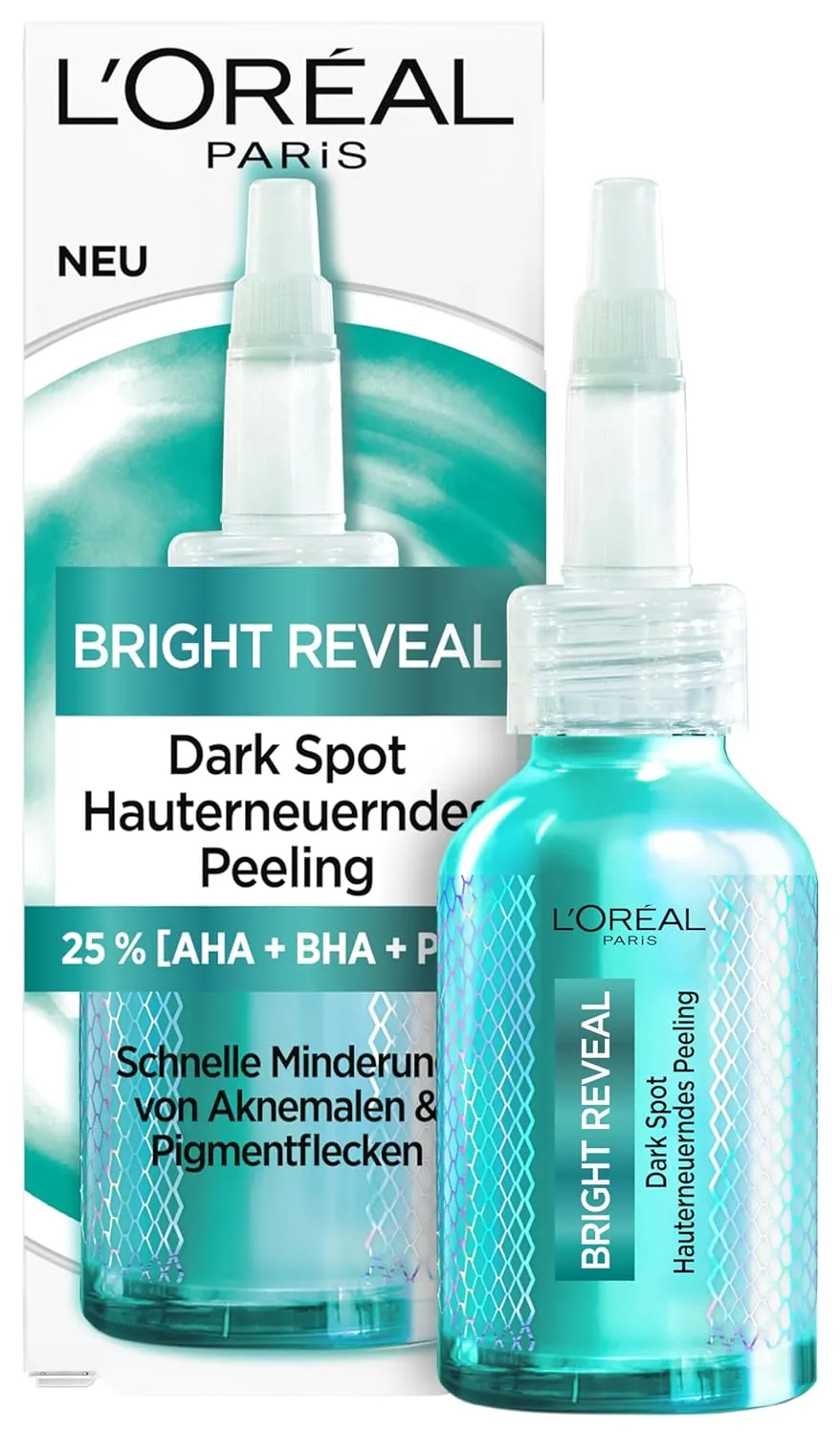 L'Oréal Paris Peeling - Reduziert Pigment- & Aknemalen schnell, verfeinert die Hautstruktur mit Niacinamid & AHA, Brigh…