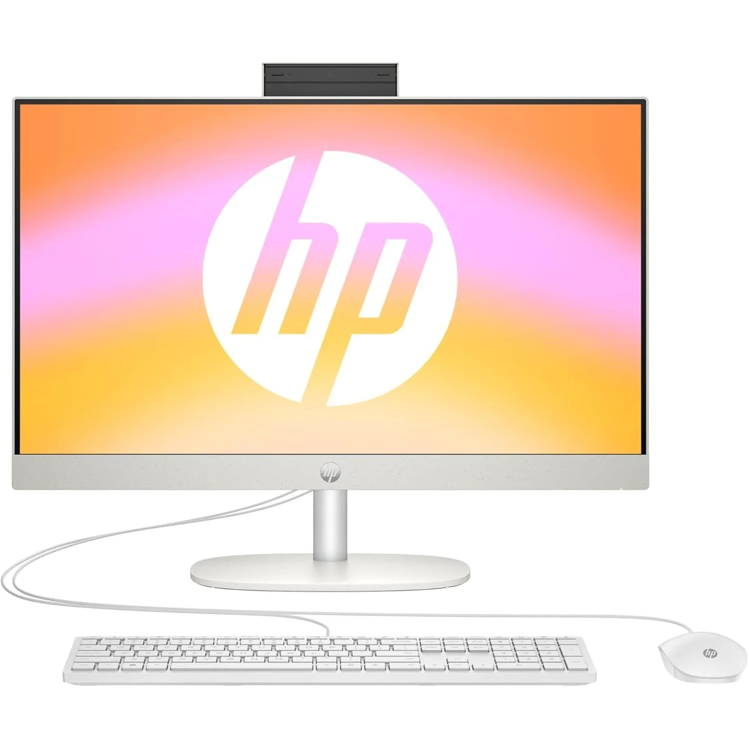 HP All-in-One Desktop-PC |23,8" FHD Display | AMD Ryzen™ 5 7520U | 8 GB DDR5 RAM | 512 GB SSD | AMD Radeon™-Grafikeinhe…