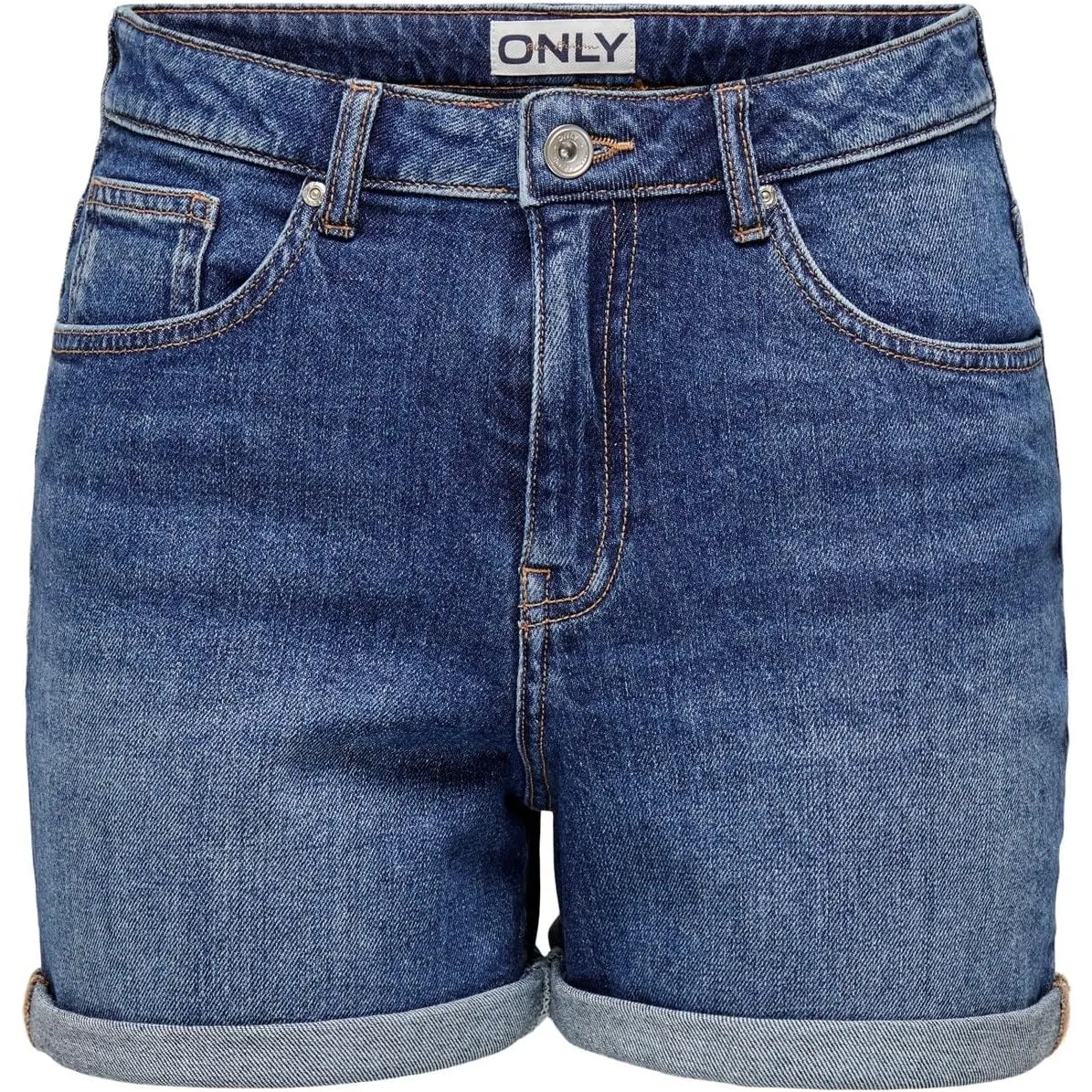 ONLY Female Jeans-Shorts ONLJOSEPHINE Hohe Taille Normal geschnitten Shorts | Denim shorts