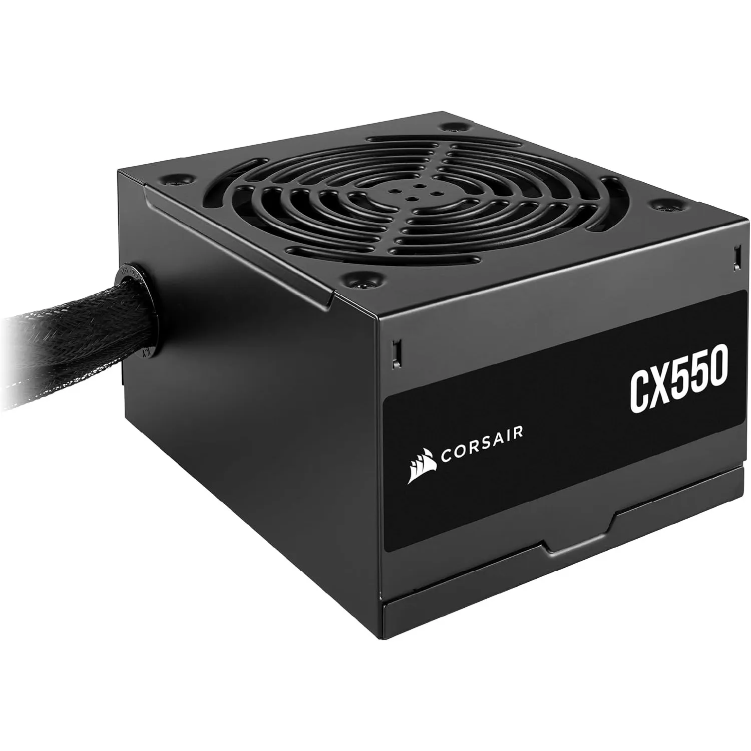 CORSAIR CX550 ATX 550W Netzteil - 80 Plus Bronze Zertifiziert - Geräuscharm - Ummantelte Kabel - Nicht Modular - EU - S…