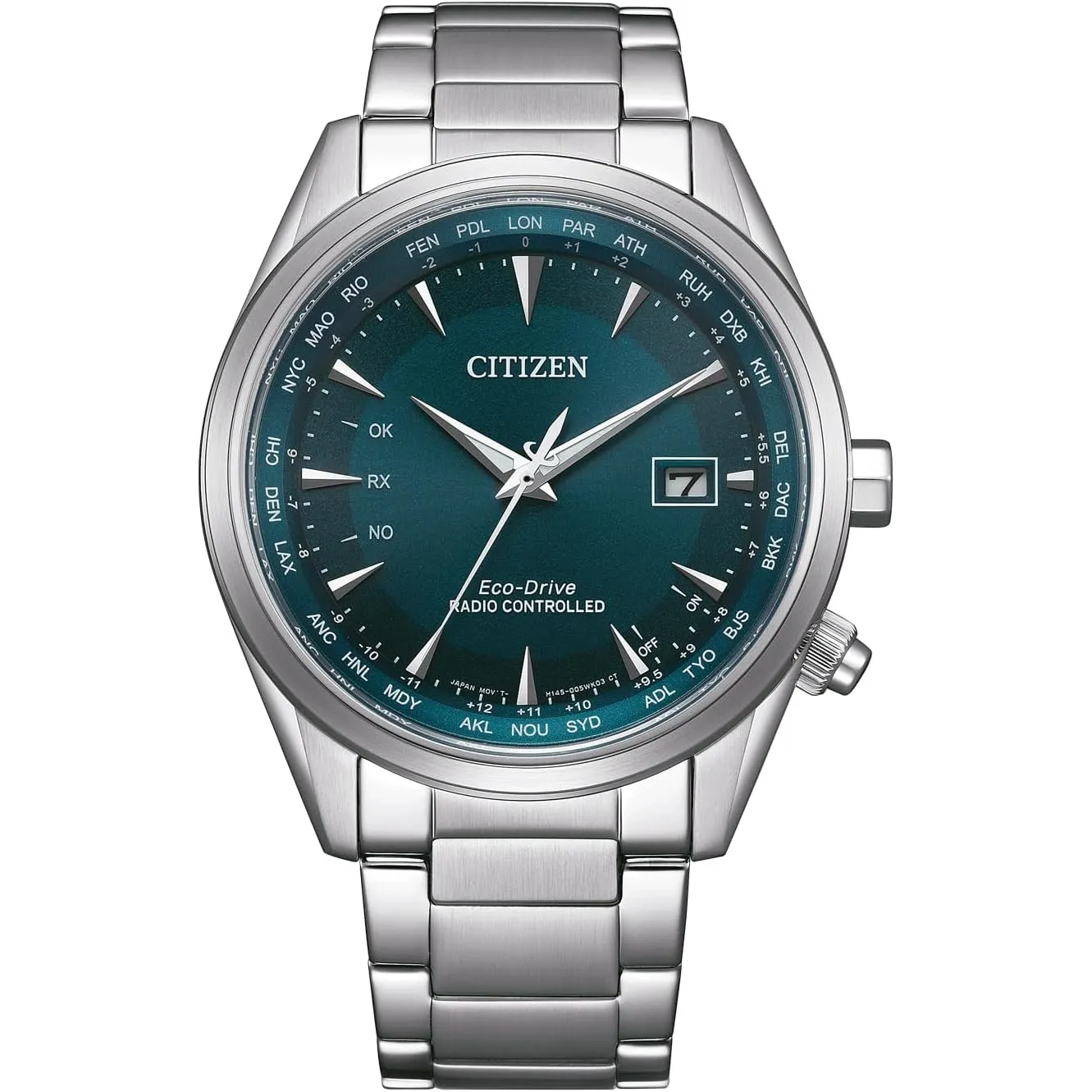 Citizen Herrenuhr Edelstahl, Blau, 43 mm, CB0270-87L