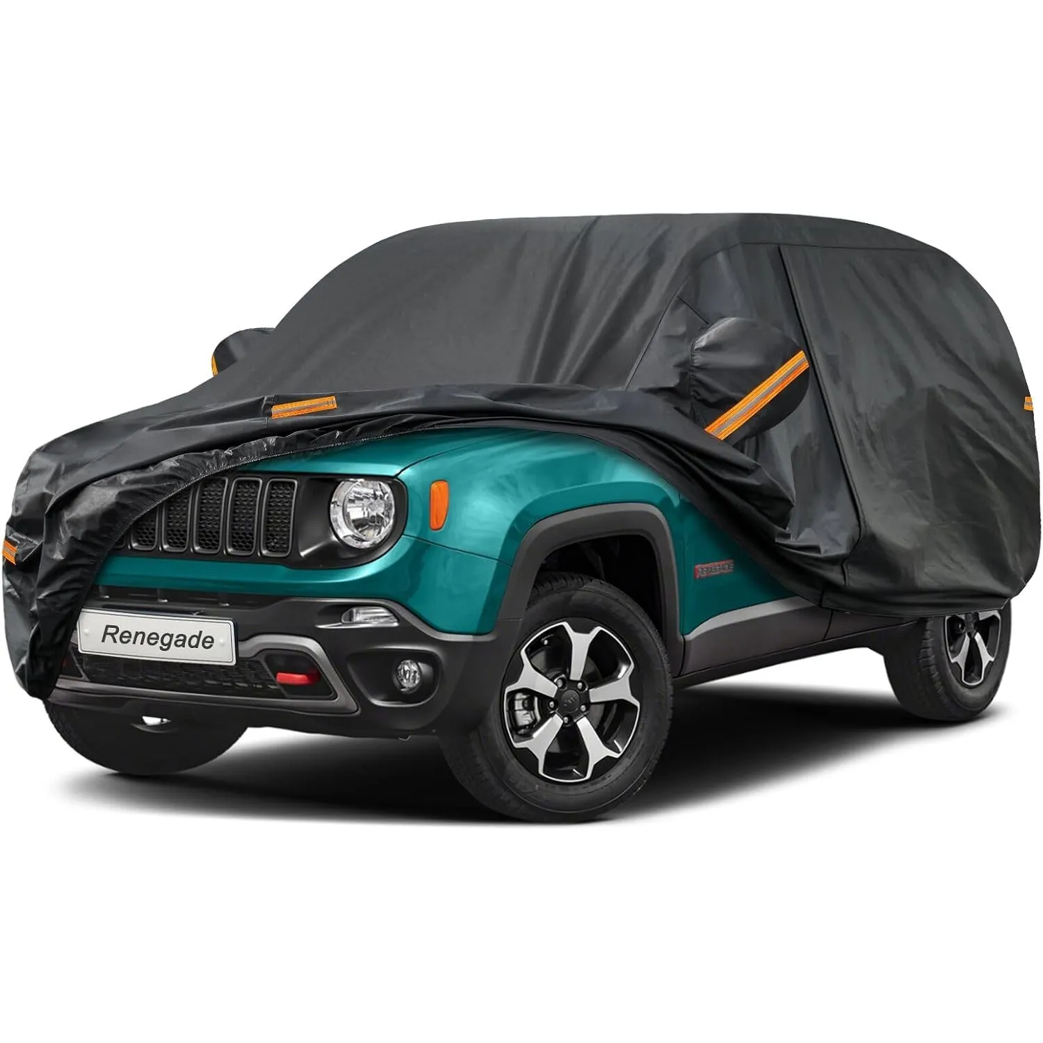 Kayme Autoplane Wasserdicht Atmungsaktiv für Jeep Renegade (2014-2025), 7 Schichten Vollgarage Autoabdeckung für Regen …