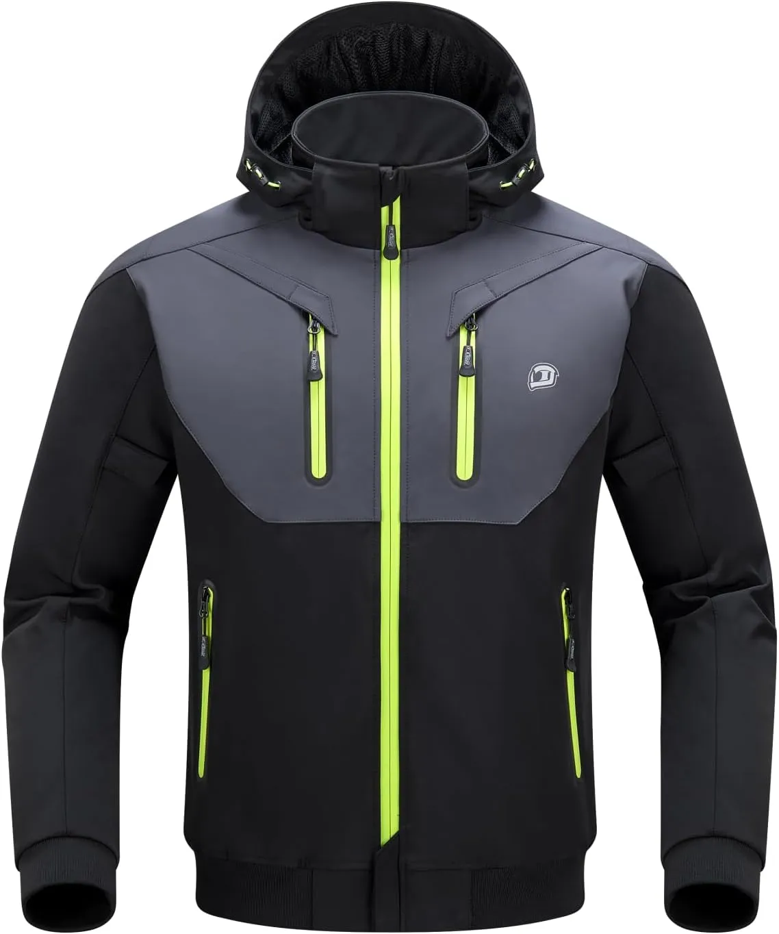 BORLENI Motorradjacke für Herren mit CE-Schutzelementen Entfernbares Innenfutter wasserabweisend und winddicht für alle…