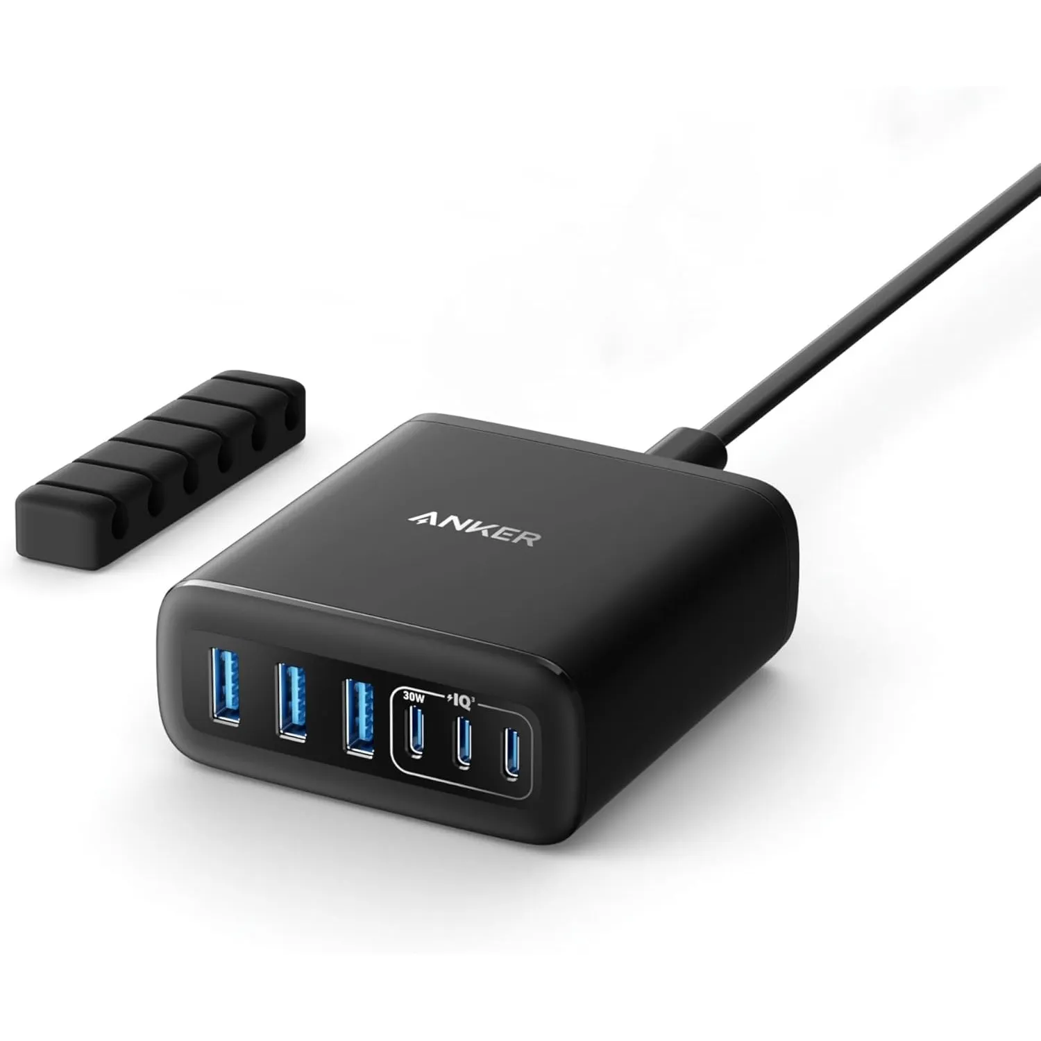 Anker 112W USB C Ladegerät, 6 Port Ladestation mit 112W Ausgang Leistung
