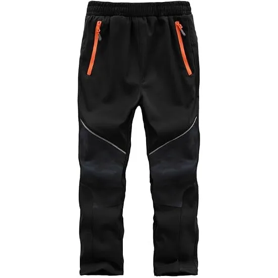 Kinder Softshellhose Schneehose Skihose Warme Hosen Jungen Mädchen Winterhose Outdoorhose Wanderhose
