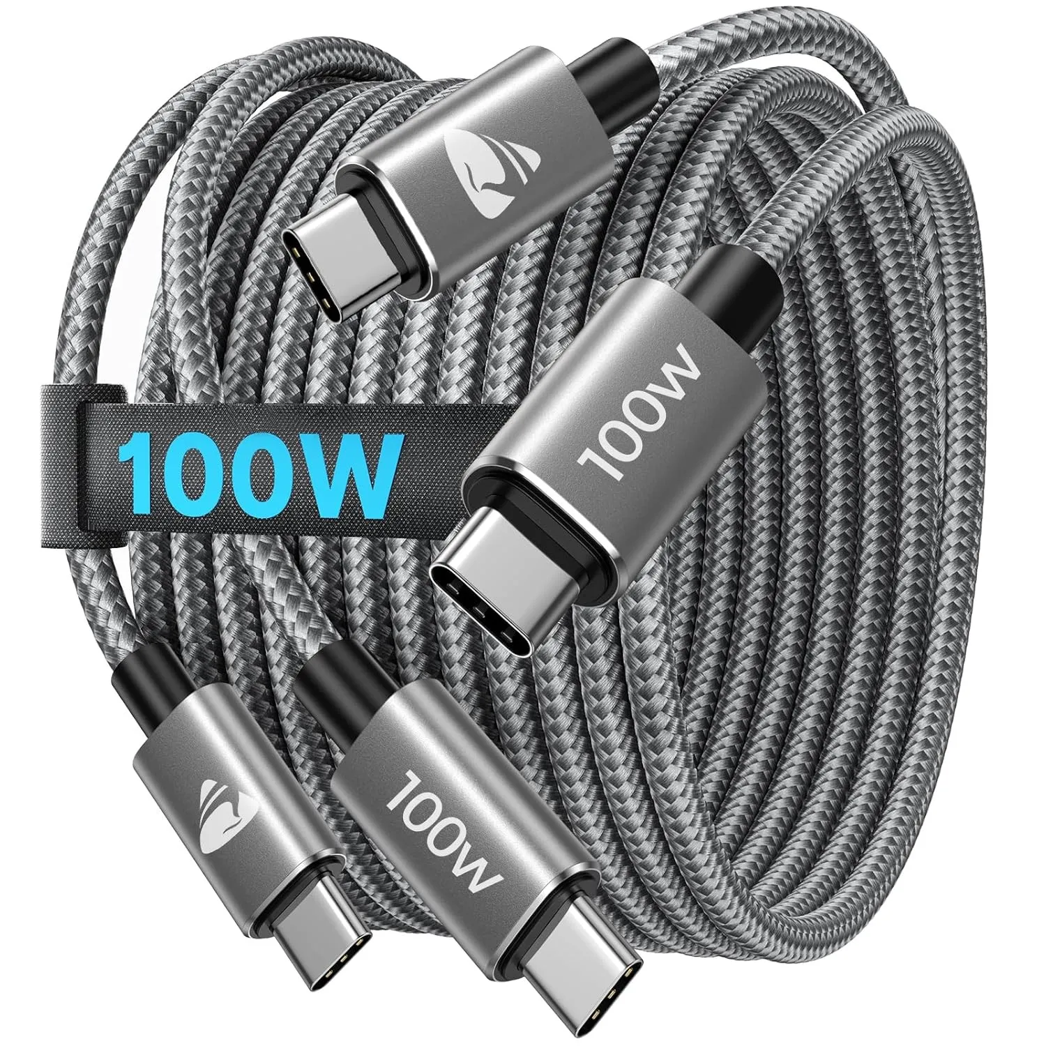 Aioneus 100W USB C Kabel, [2Stück 2M+2M] USB C auf USB C Kabel