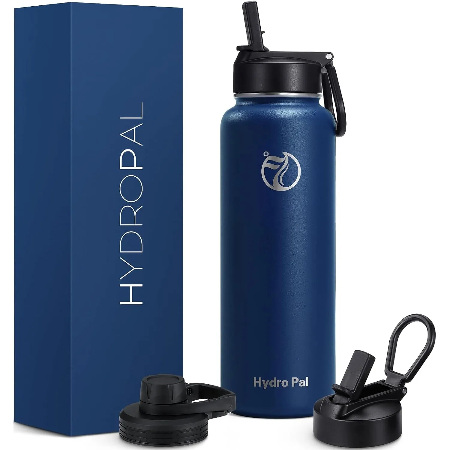 HydroPal Isolierflasche 1200ml (1,2L) Edelstahl, BPA-frei, 24h kalt/12h heiß, auslaufsicher, Sport- & Trinkflasche mit …