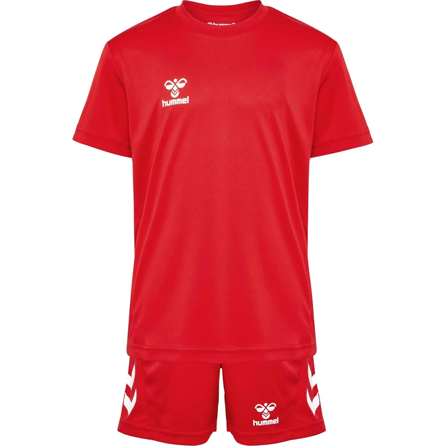 hummel Logo Set Trainingsanzug Kinder - Trikot - Sportanzug für Jungen und Mädchen - Training & Fußball Set mit Shorts …