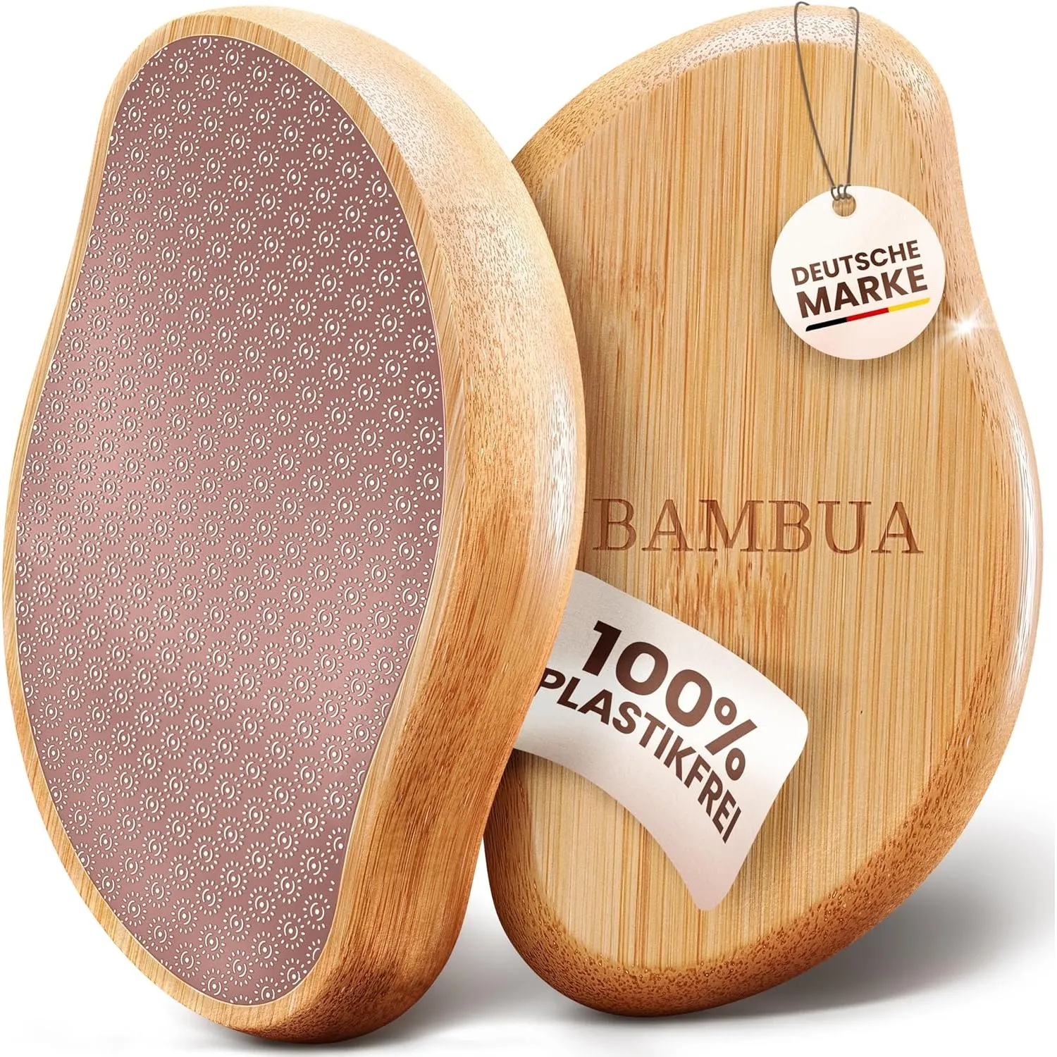 BAMBUA Hornhautentferner - [100% Anti-Hornhaut Effekt] Hornhaut Entfernen Fuß - Zur Fußpflege für schöne Füße - Effekti…
