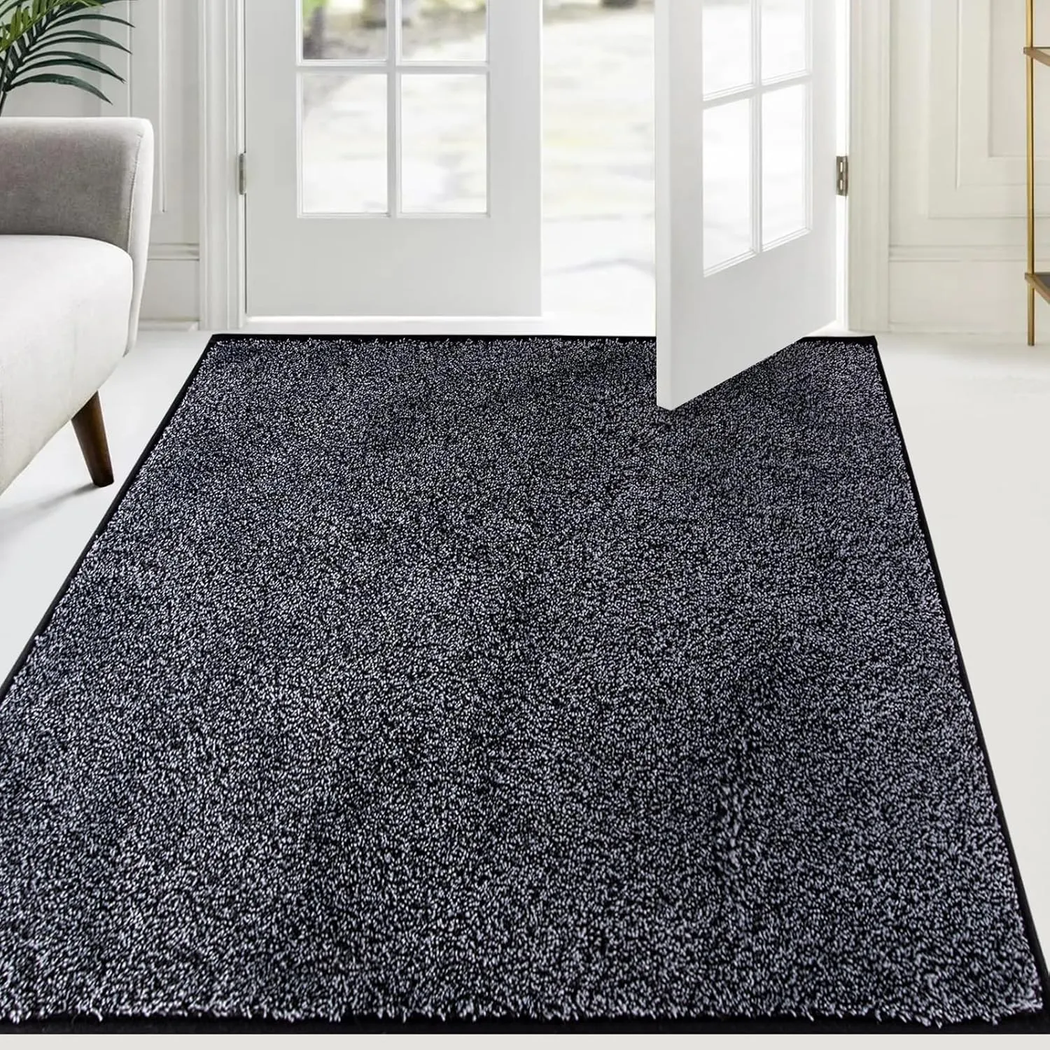 FCSDETAIL Teppich 137 x 210 cm,Schmutzfangmatte Innen, Fußmatte | Eingangstürmatte, Fussmatte Waschbarer für Haustür, F…