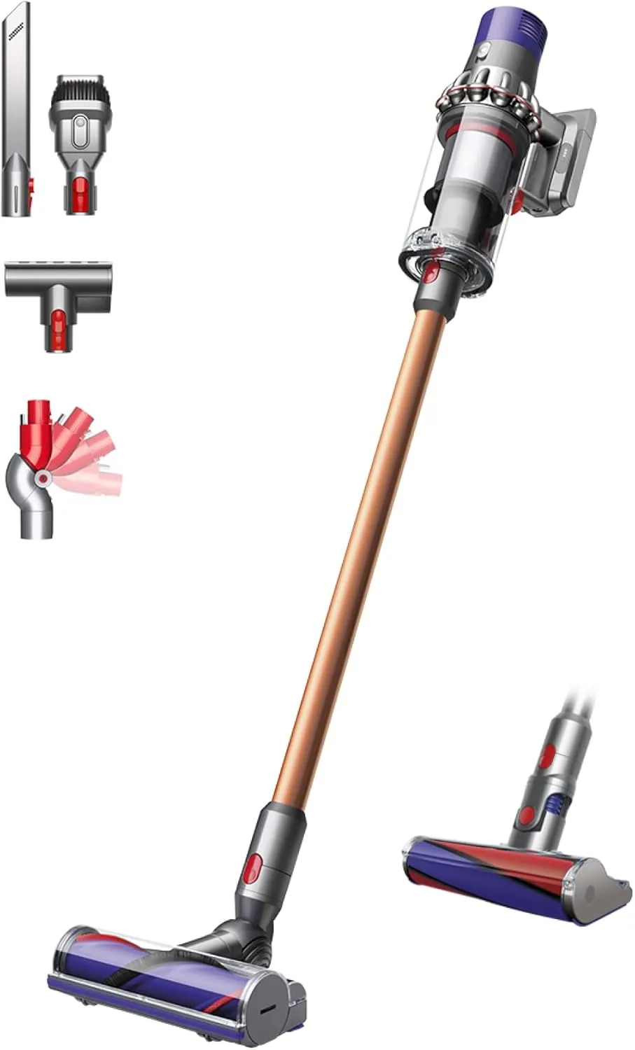 Dyson Cyclone V10 Absolute Cordless Vacuum Cleaner (Nickel / Copper)