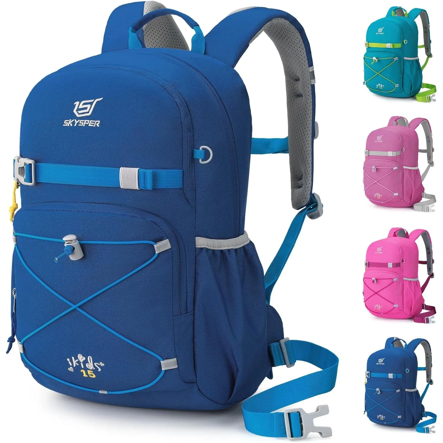 SKYSPER 15L Wanderrucksack Kinder für Jungen & Mädchen