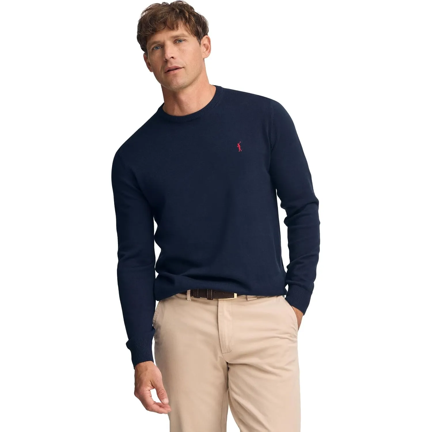 Polo Club Strickpullover mit Zopfmuster mit Rigby Go-Logo - Herren - 100% Baumwolle