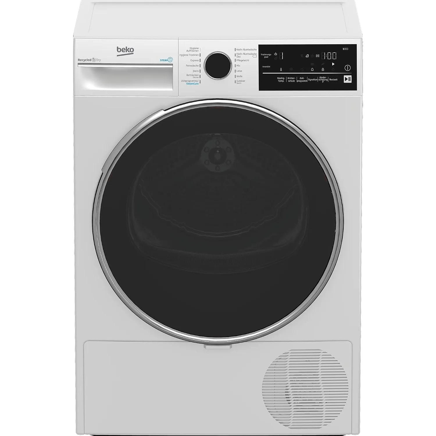 Beko B3T42249S Wärmepumpentrockner, Wäschetrockner, 8 kg, allergikergeeignet, Hygiene Trocknen & Hygiene Auffrischen, S…